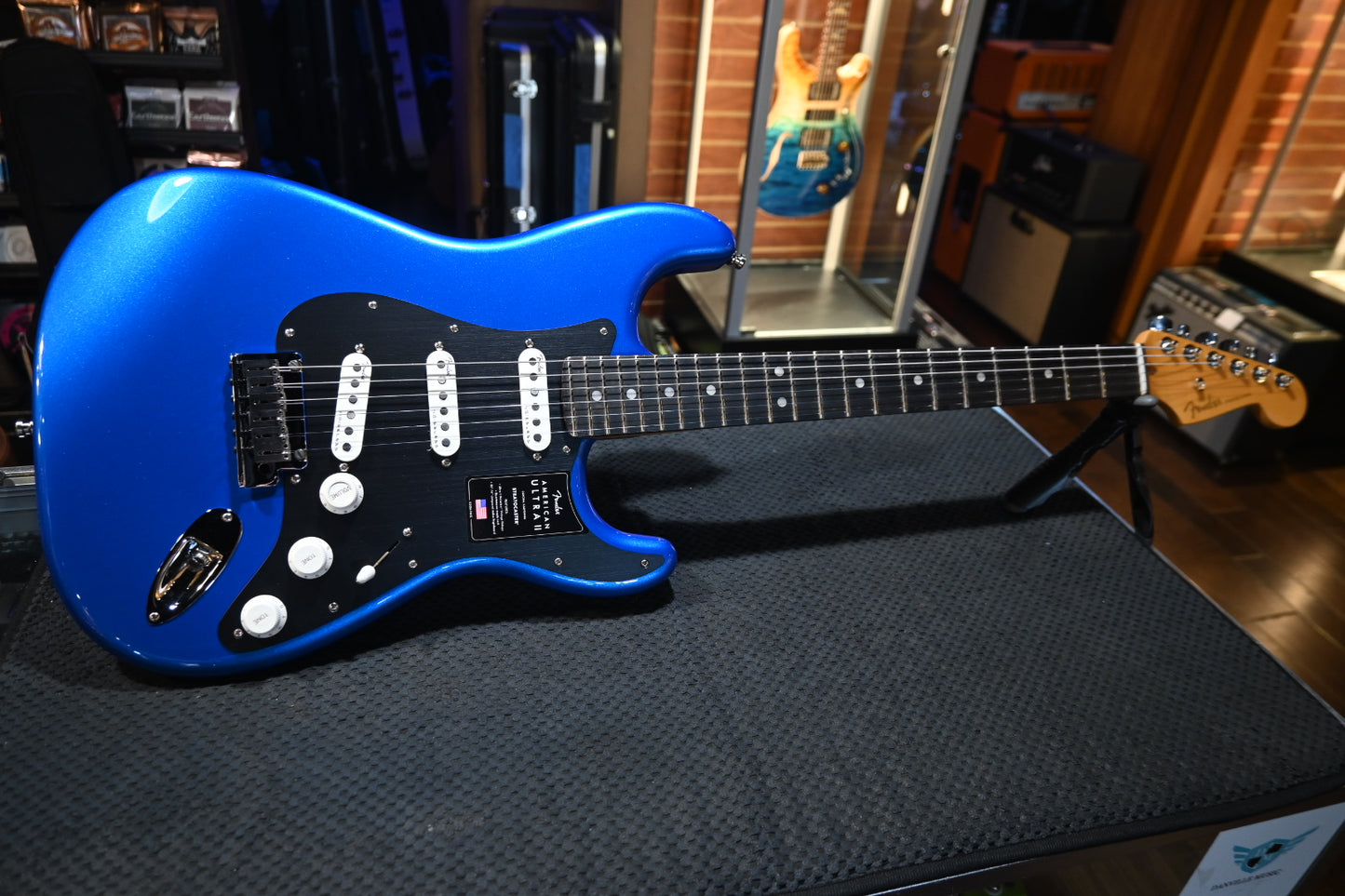 Fender American Ultra II Stratocaster - Noble Blue Guitar #9805 - Danville Music