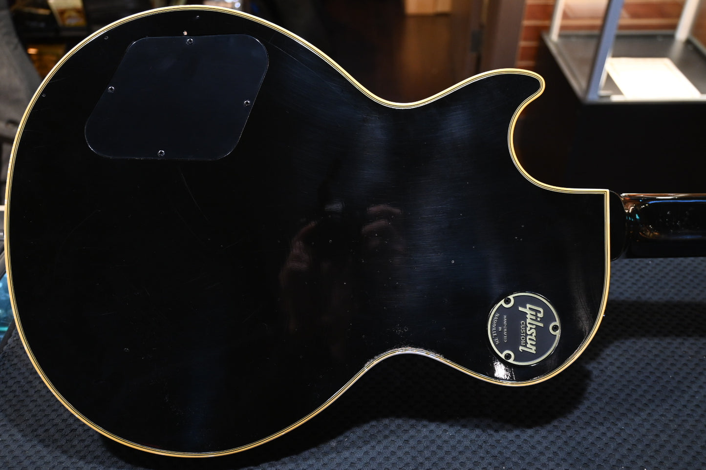 Gibson Custom Shop Kirk Hammett 1989 Les Paul Custom Murphy Lab Aged Nitro - Ebony Guitar #KH114 - Danville Music