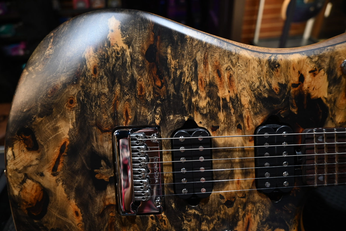 Music Man BFR JP15 - Butterscotch Burl Guitar #0092 - Danville Music
