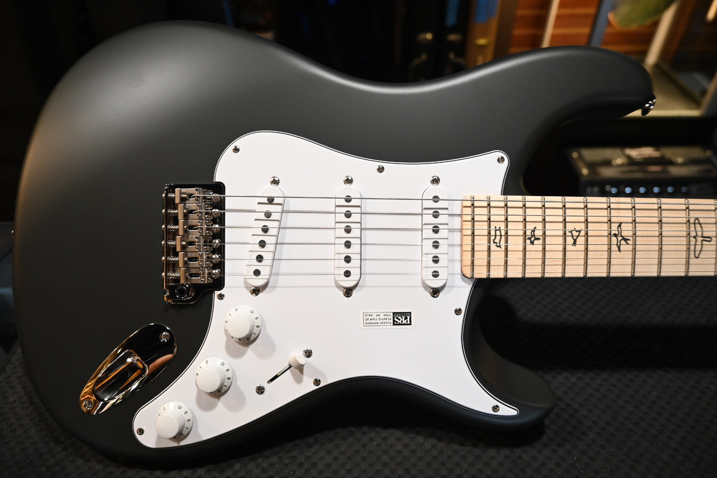 PRS Silver Sky Maple - Faded Black Tee Satin Guitar #4451