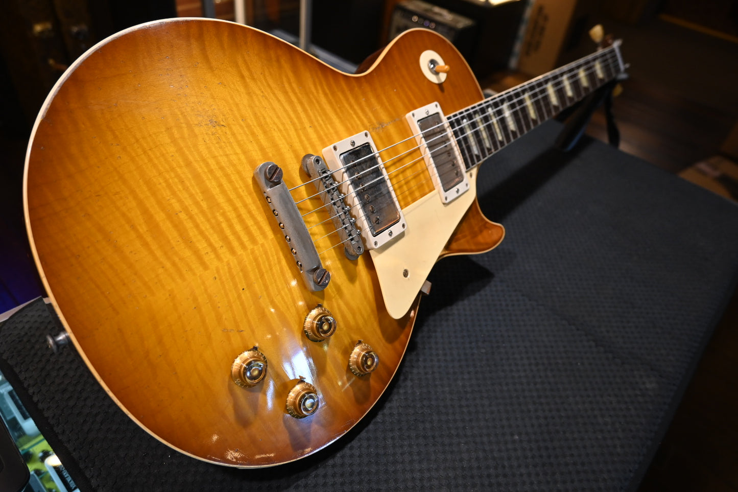 Gibson Custom Shop 1959 Les Paul Standard Reissue Murphy Lab Heavy Aged - Golden Poppy Burst Guitar #1145
