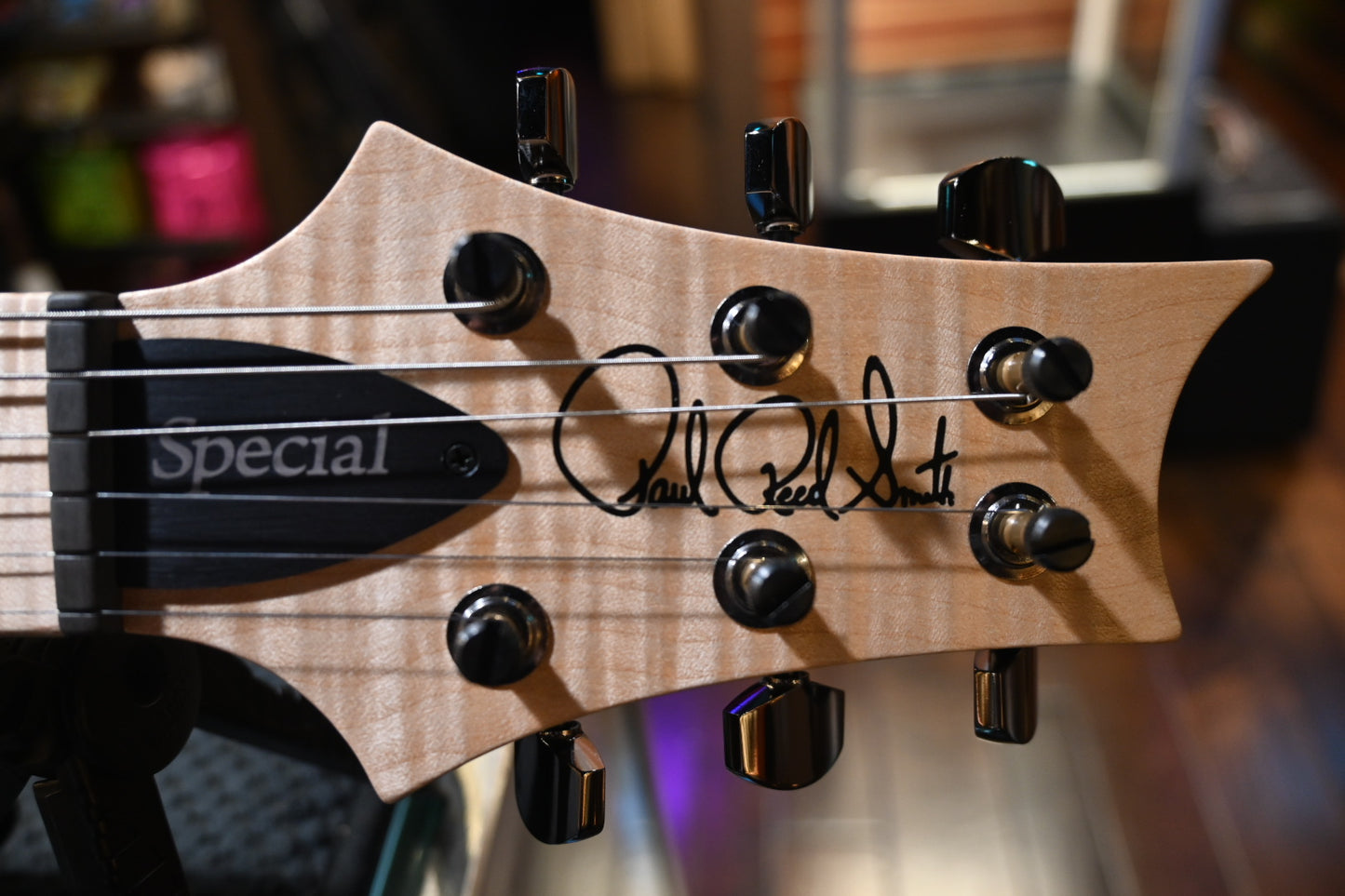 PRS Wood Library Special Semi-Hollow 10-Top Quilt Swamp Ash - Blue Fade Guitar #5198 - Danville Music