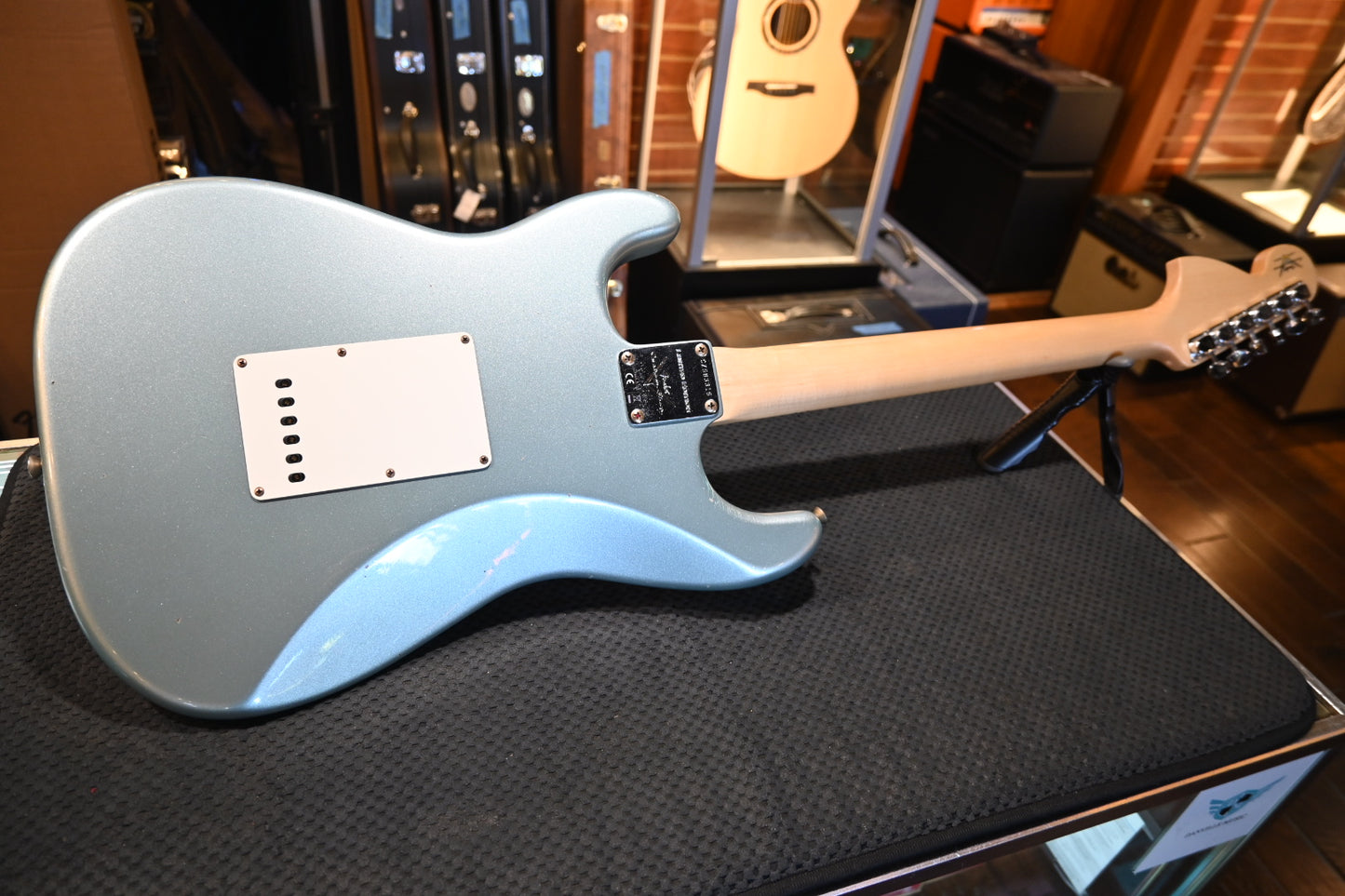 Fender Custom Shop LTD 1969 Stratocaster Bone Tone Journeyman - Aged Fire Mist Silver Guitar #3316