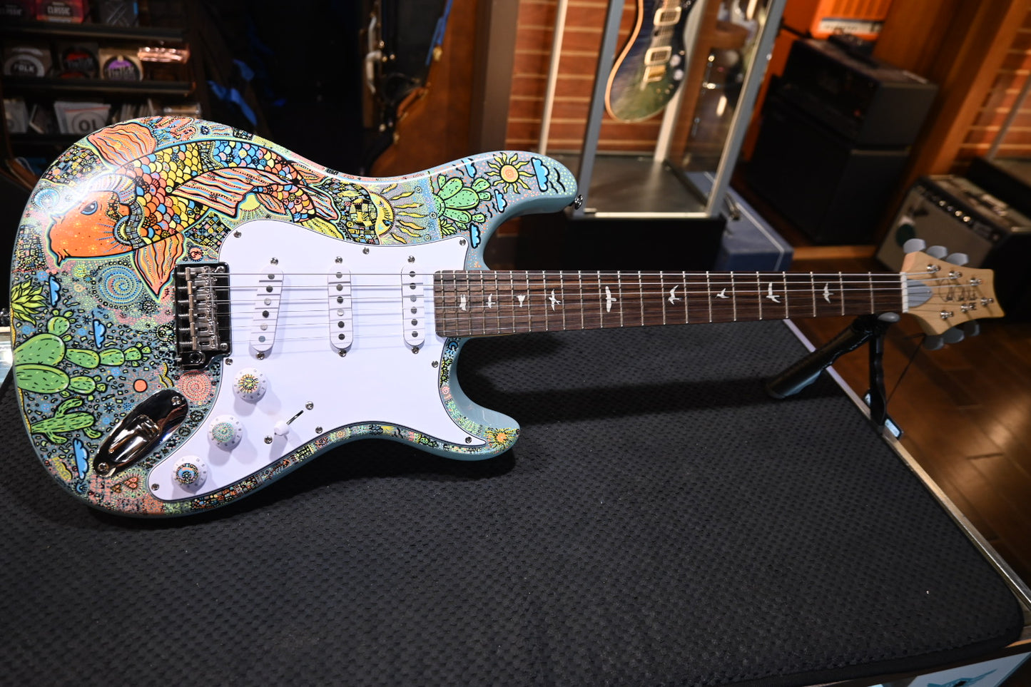 PRS SE Silver Sky Danville Music X Rosati “Desert Dreams” Edition - Stone Blue Guitar #2065 - Danville Music