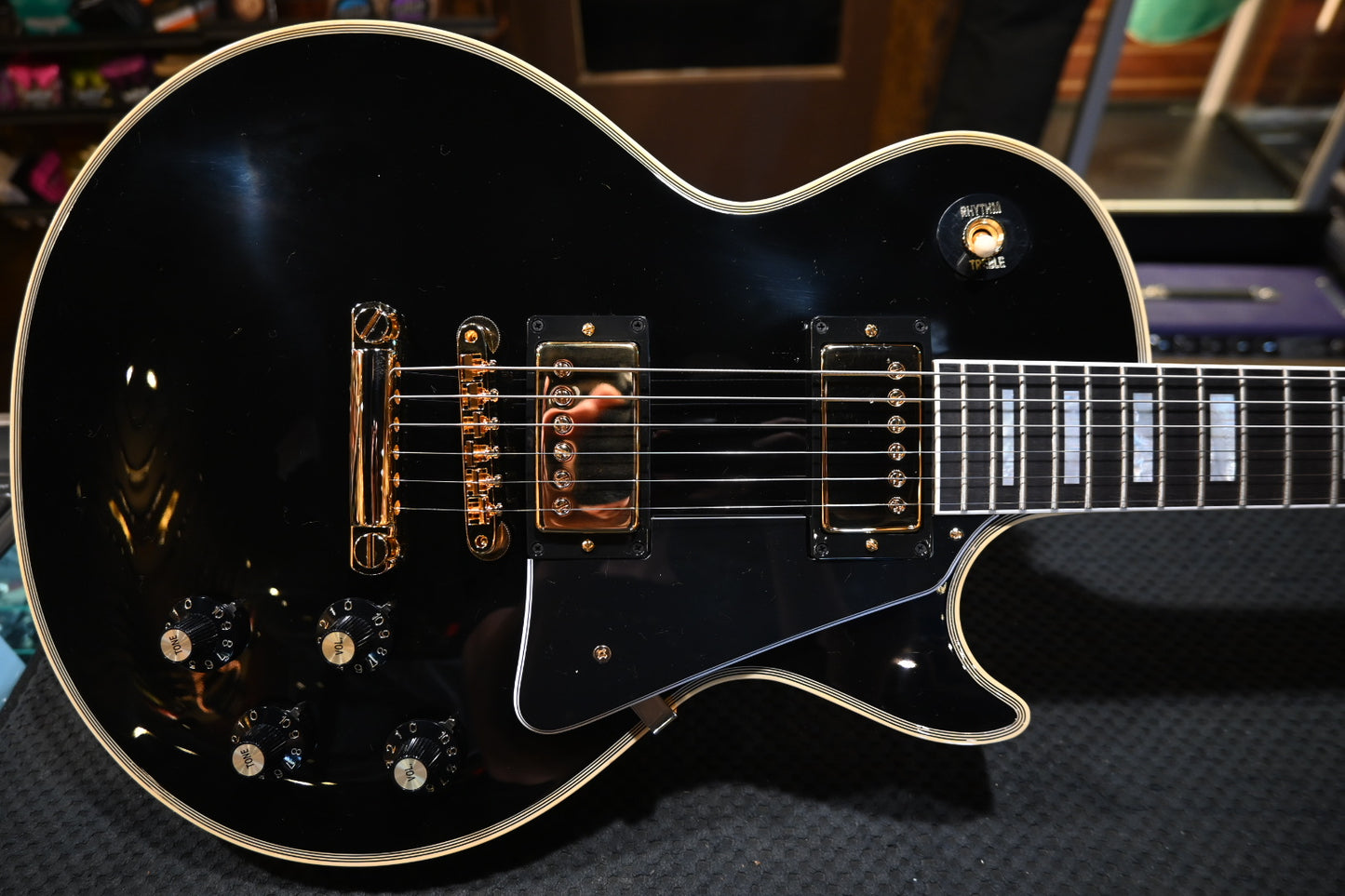 Gibson Custom Shop 1968 Les Paul Custom Reissue Gloss - Ebony Guitar #9218