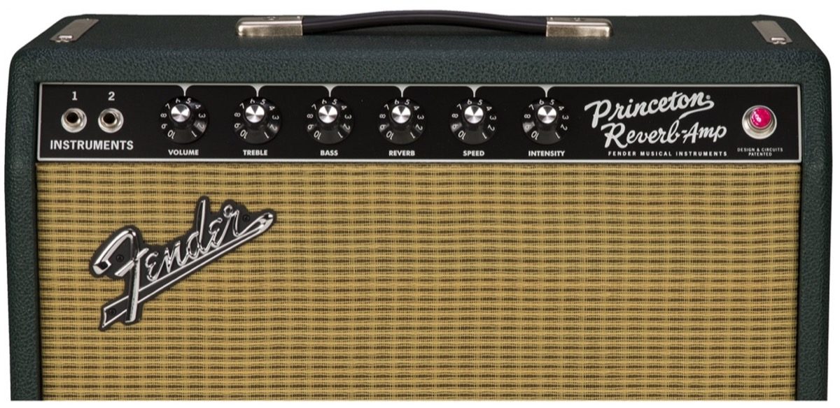 Fender Limited Editon '65 Princeton Reverb - British Racing Green Guitar Amp - Danville Music