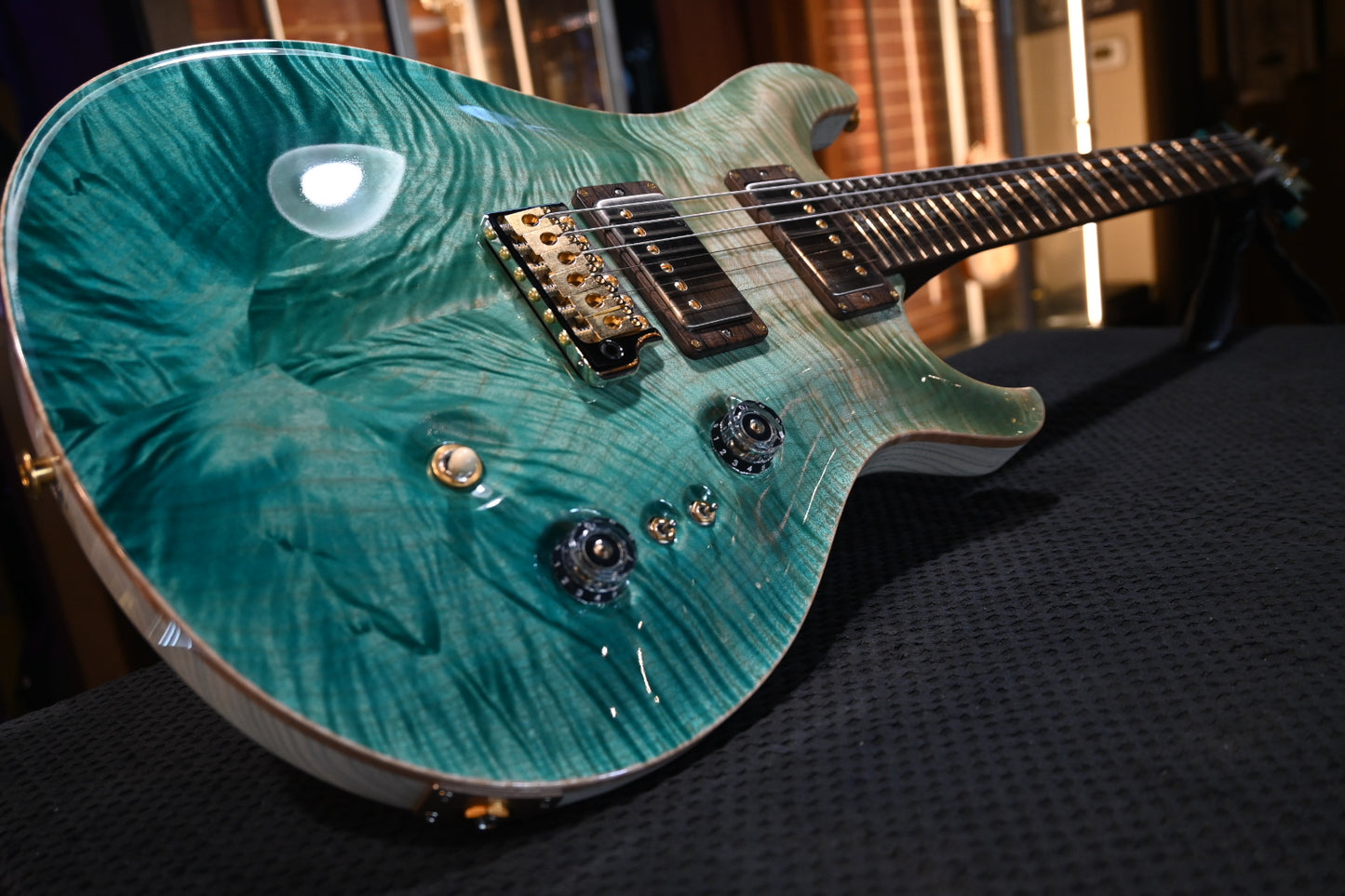 PRS Private Stock Custom 24-08 “The Vortex” - Bahamian Blue Reverse Dragon’s Breath Guitar #11681