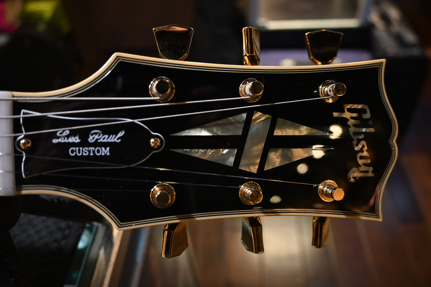 Gibson Custom Shop 1968 Les Paul Custom Reissue Gloss - Ebony Guitar #9218