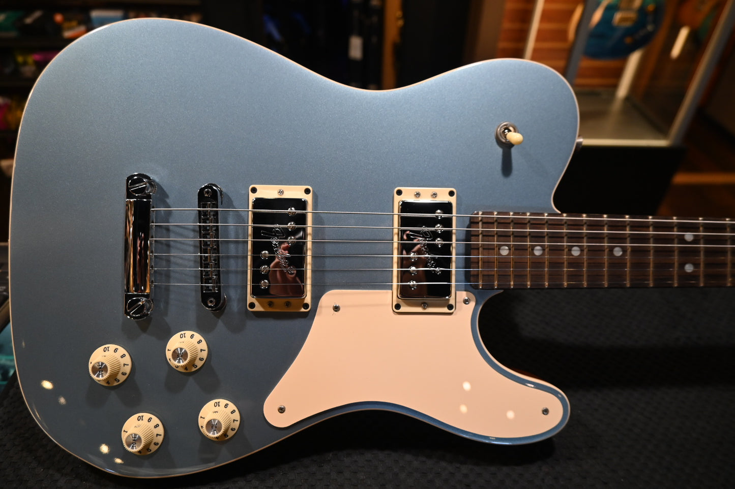 Fender Parallel Universe Troublemaker Telecaster Deluxe 2018 - Ice Blue Metallic Guitar #4810 - Danville Music