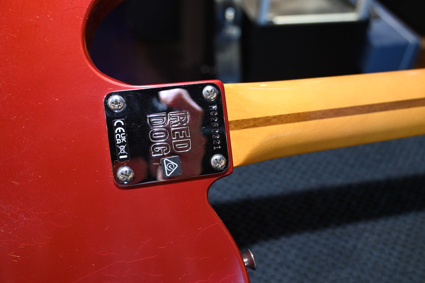 Fender Mike Campbell Red Dog Telecaster - Red Dog Red Guitar #0321