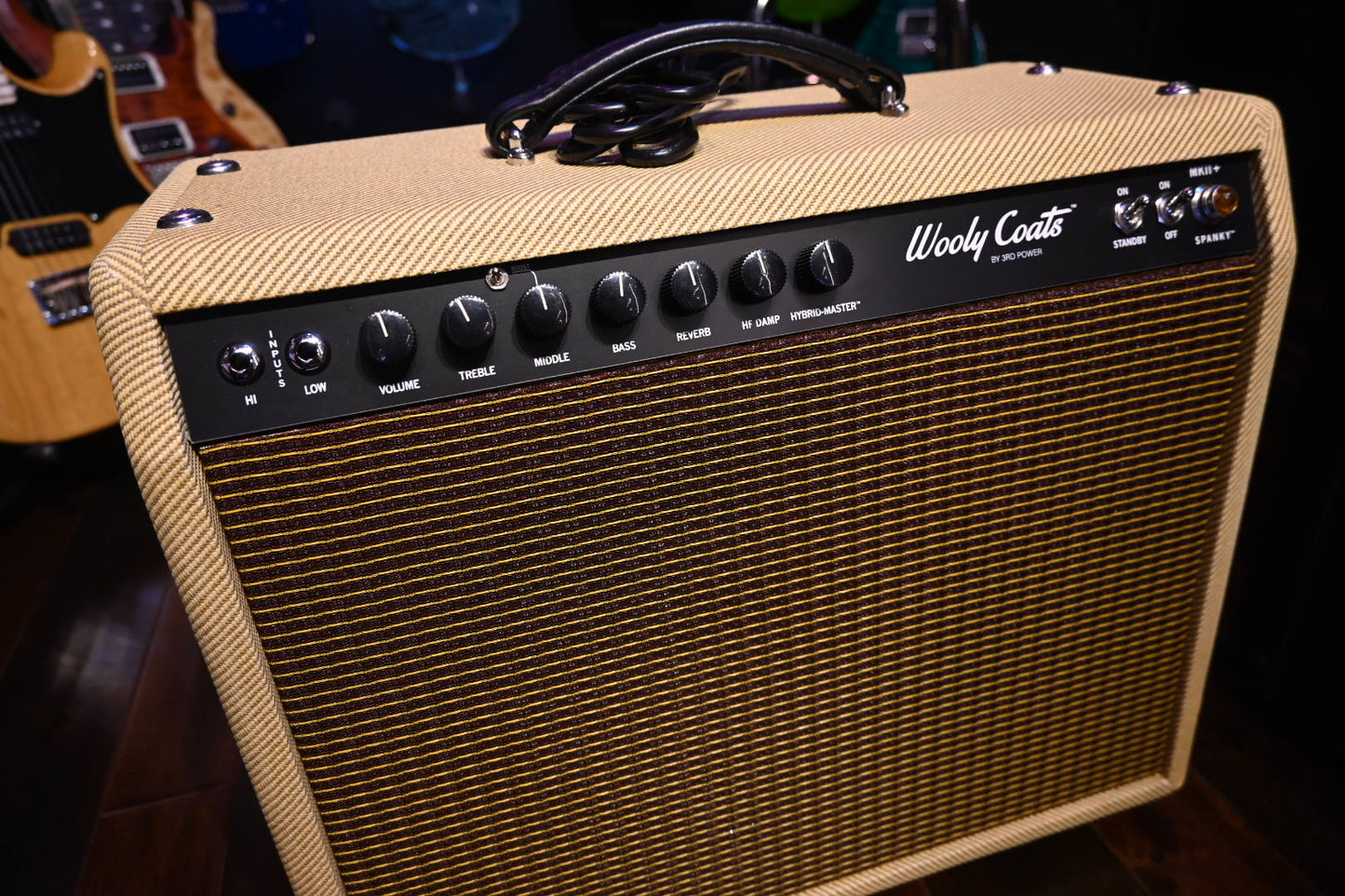 3rd Power Wooly Coats Spanky MKII+ - Fender Tweed/Oxblood Grill Amp #1484 - Danville Music