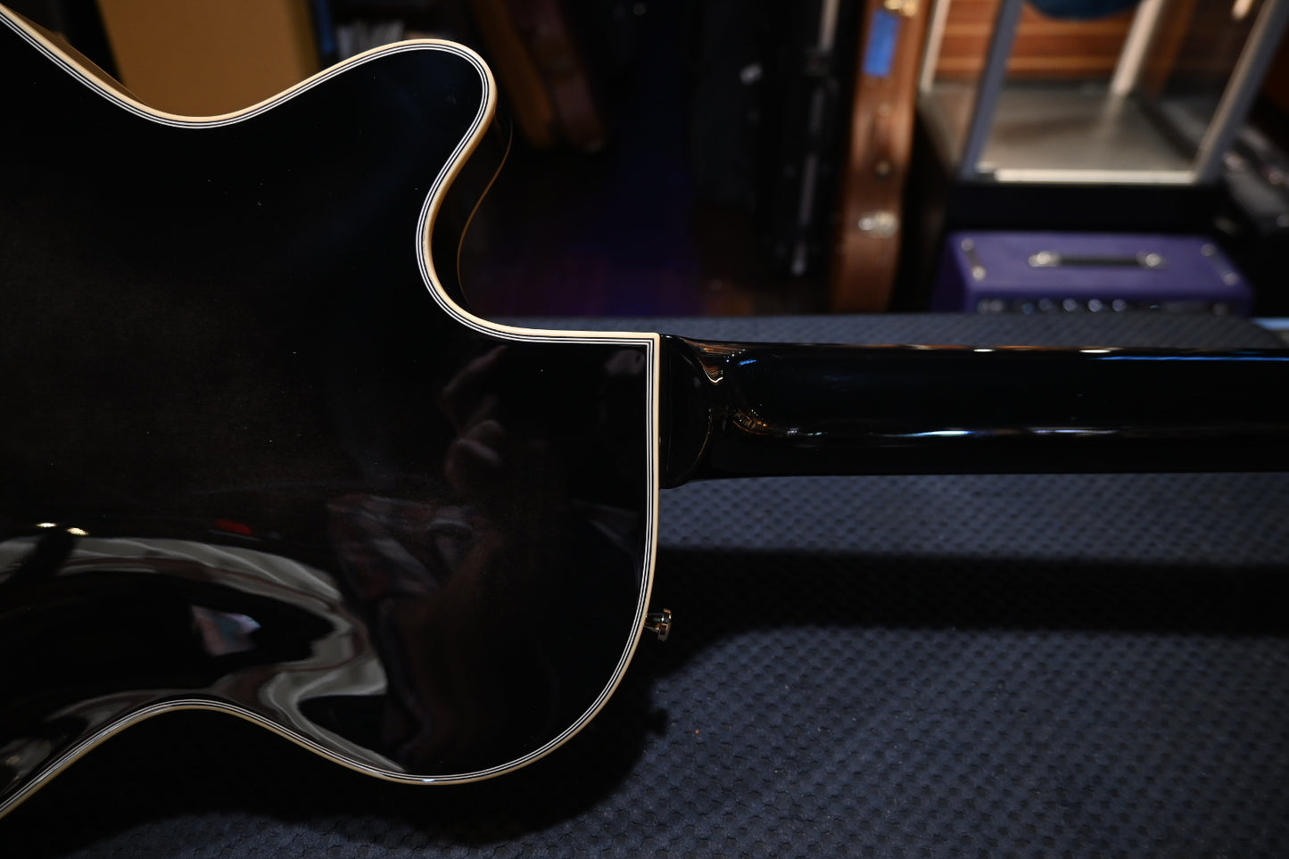 Duesenberg Starplayer TV Custom - Black Guitar #0223