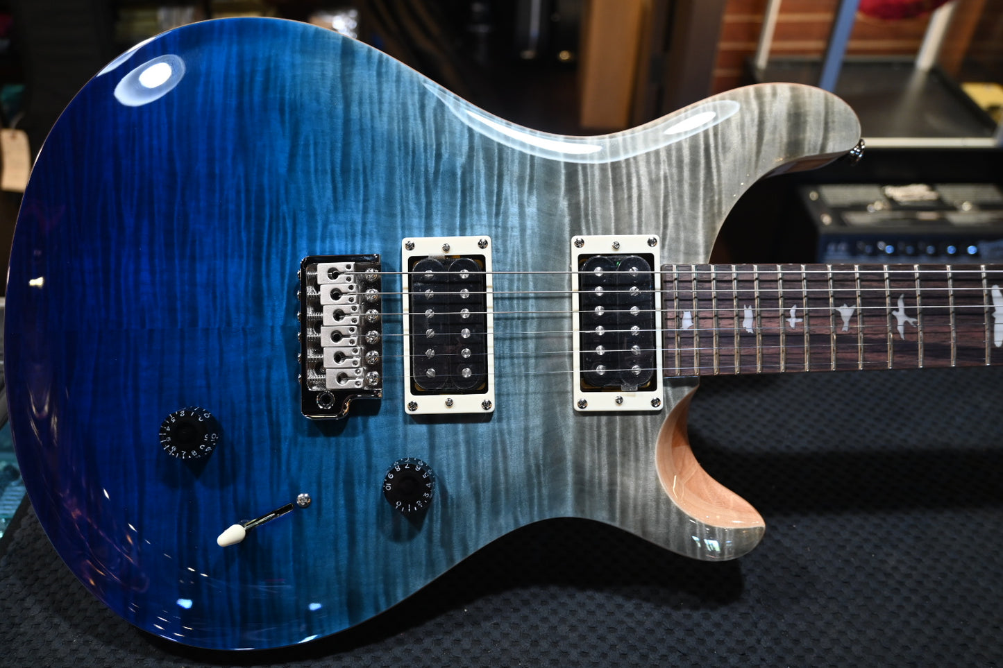 PRS SE Custom 24 Limited - Blue Fade Guitar #8980 - Danville Music