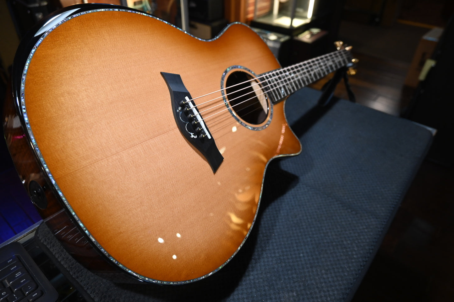 Taylor 50th Anniversary PS14ce LTD Cedar/Claro Walnut Guitar #3100 - Danville Music