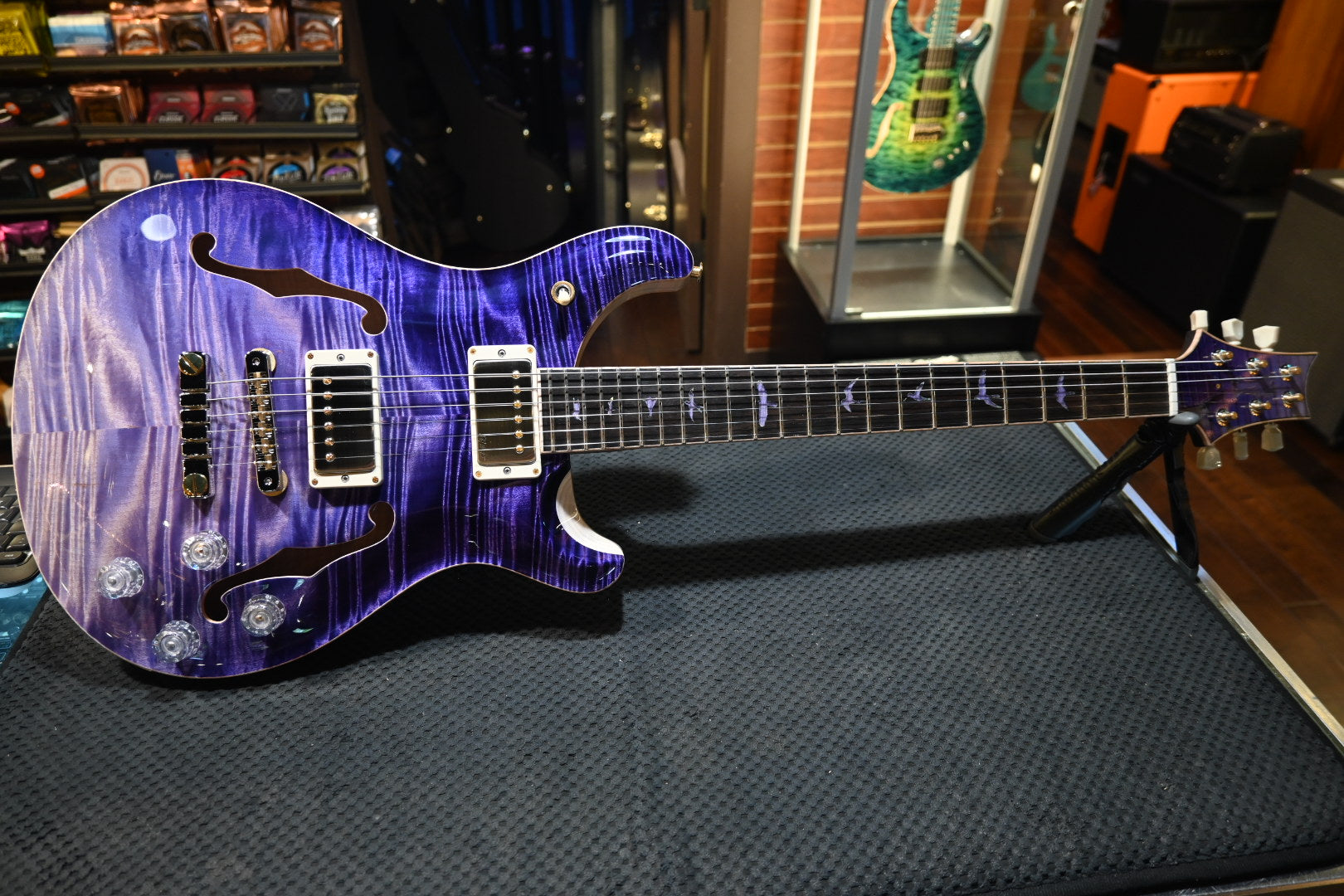 PRS Private Stock McCarty 594 Hollowbody II - Purple Dragon’s Breath Guitar #10773 - Danville Music