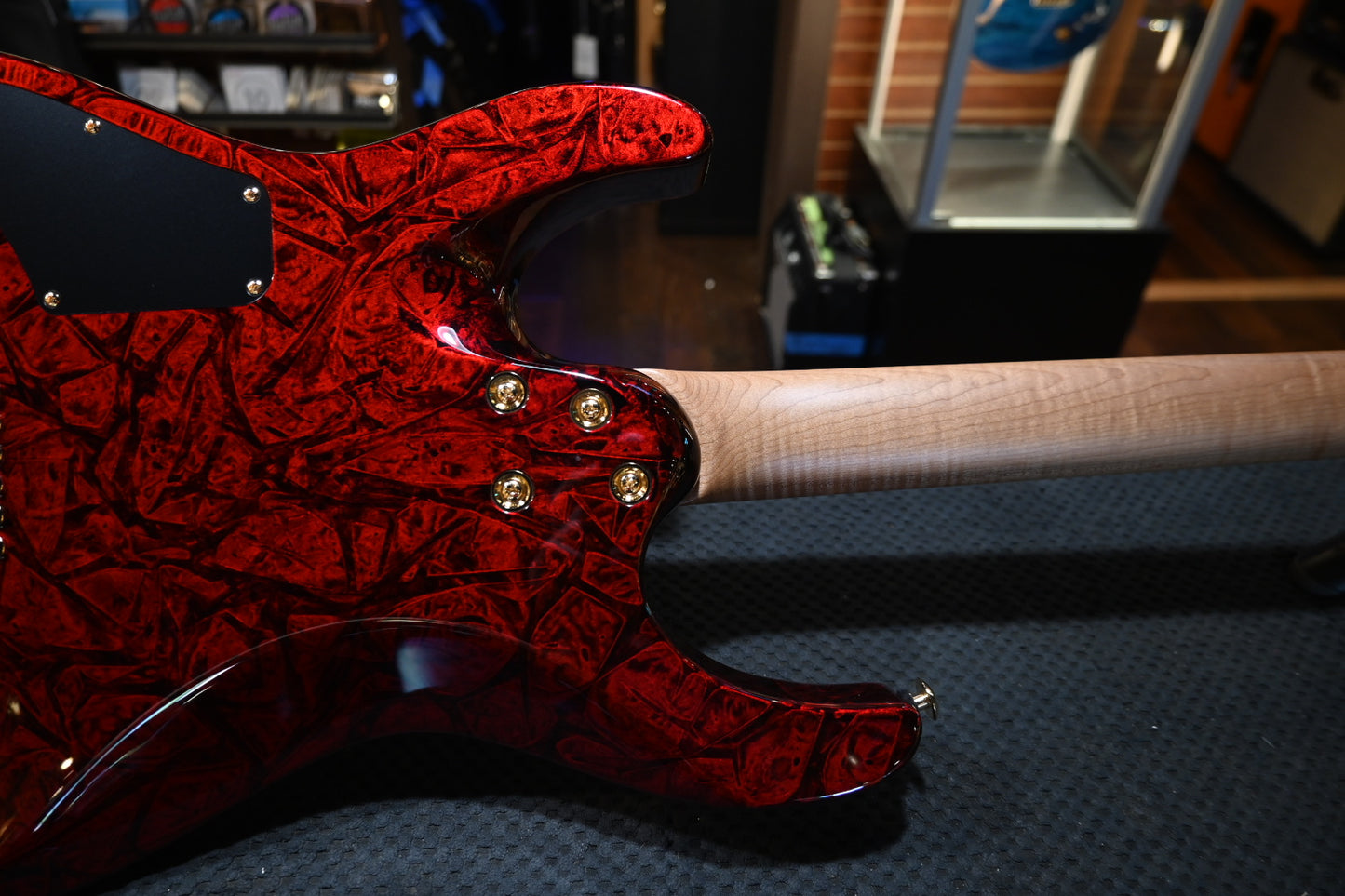 Suhr Custom Modern Carve Top - Red Web Guitar #8627 - Danville Music