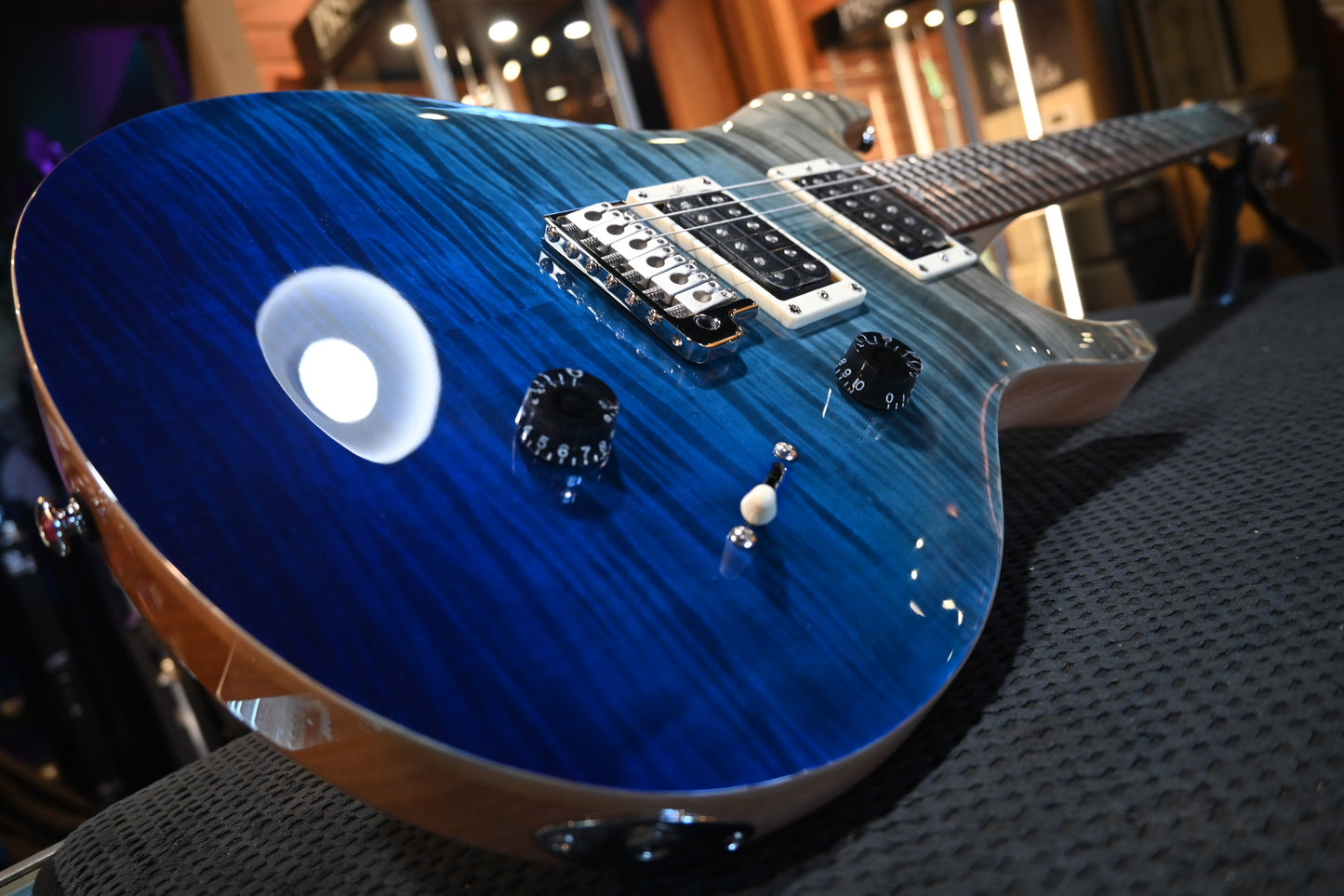 PRS SE Custom 24 Limited - Blue Fade Guitar #8980 - Danville Music