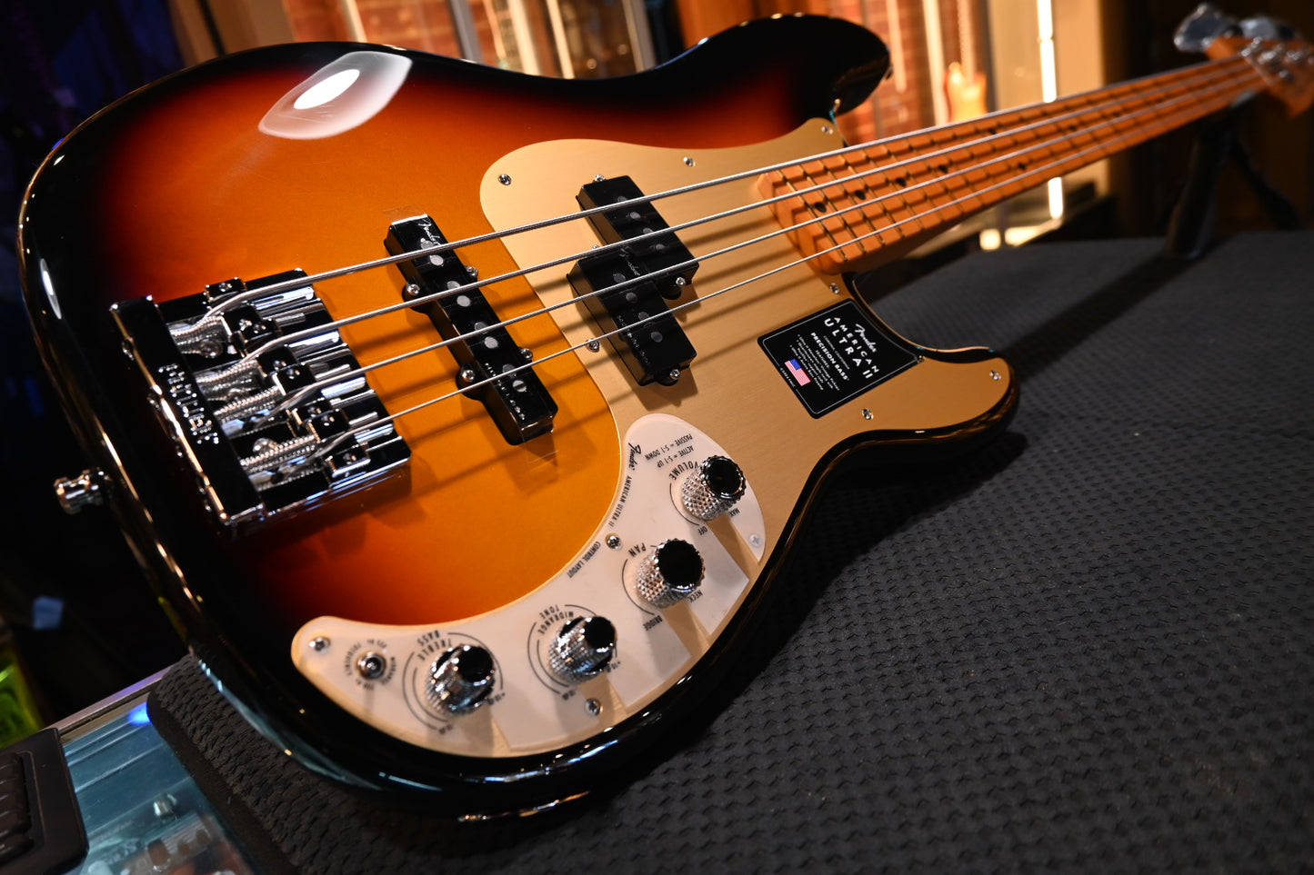 Fender American Ultra II Precision Bass - Ultraburst Guitar #1349 - Danville Music