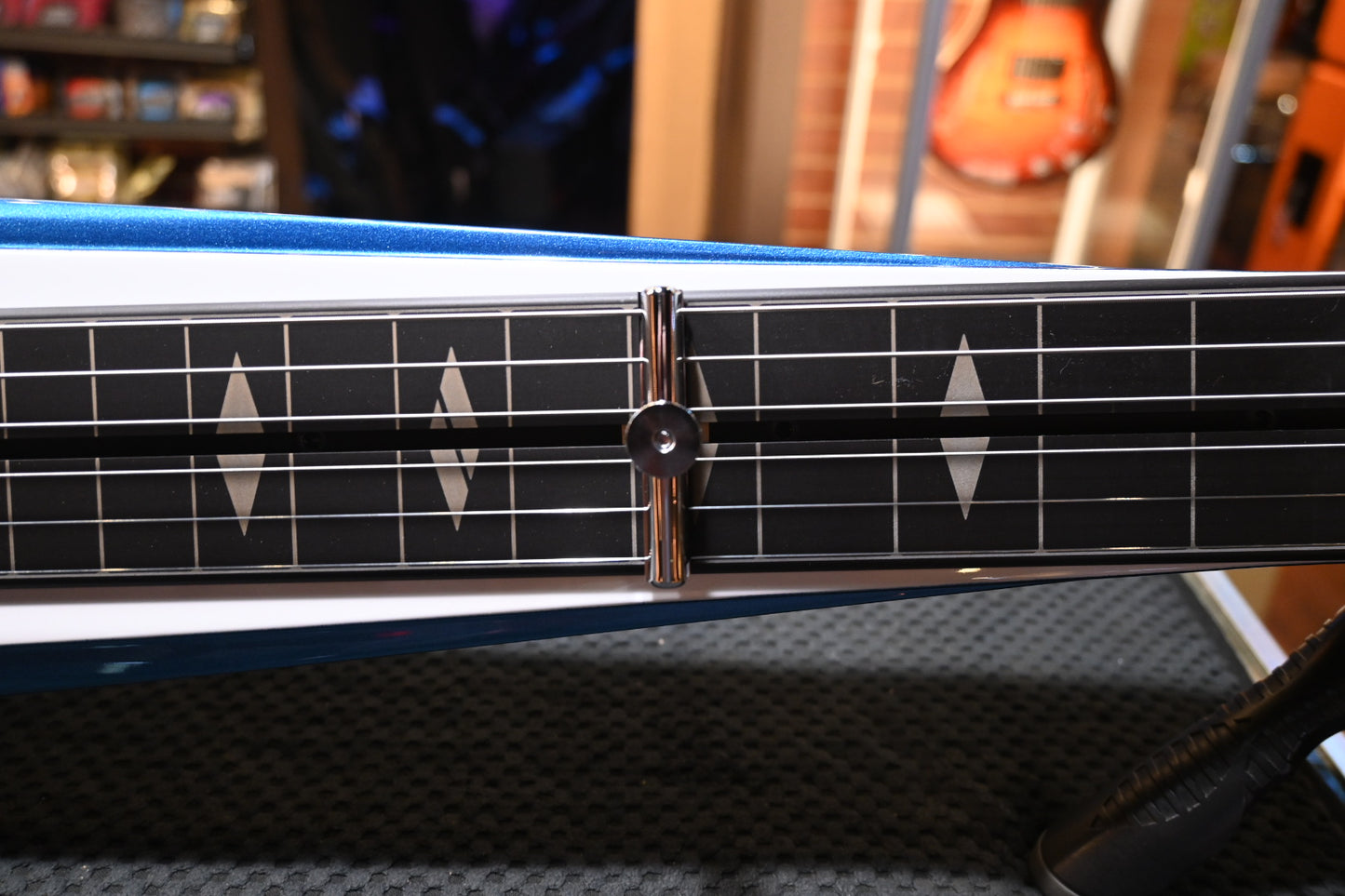 Duesenberg Fairytale California Limited Edition Lapsteel - Blue & White (only 24 made!) #4368 - Danville Music