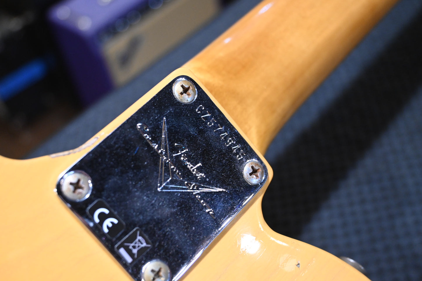 Fender Custom Shop Limited Edition “Bobbed” Telecaster Thinline Relic 2024 - Butterscotch Blonde Guitar #4945 - Danville Music