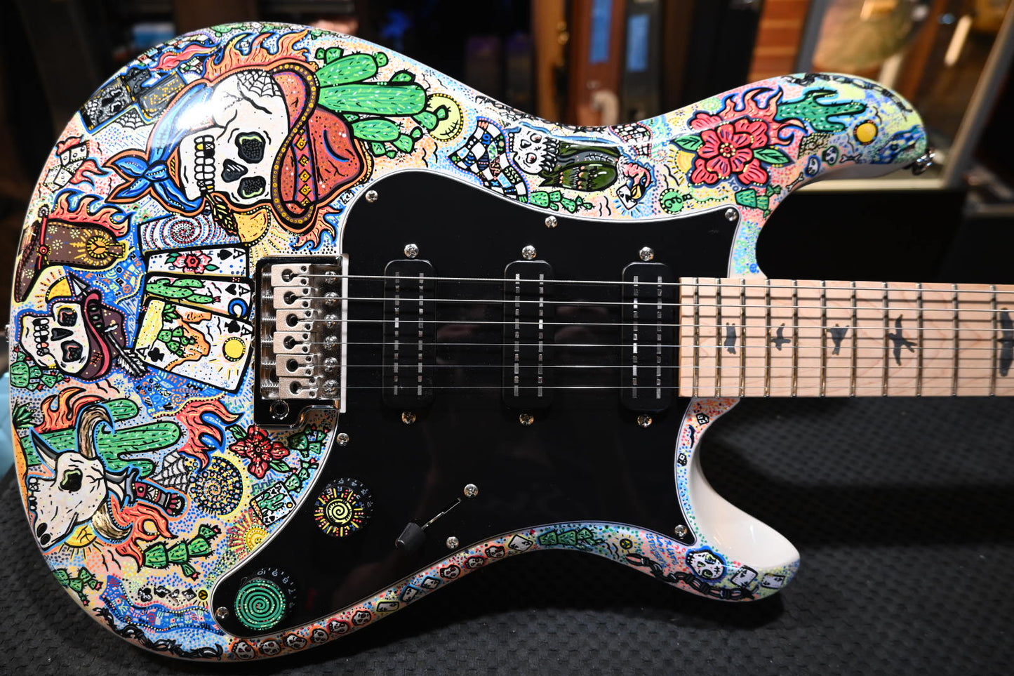 PRS SE NF3 Danville Music X Rosati “Bone Orchard” Edition - Pearl White Guitar #4871 - Danville Music