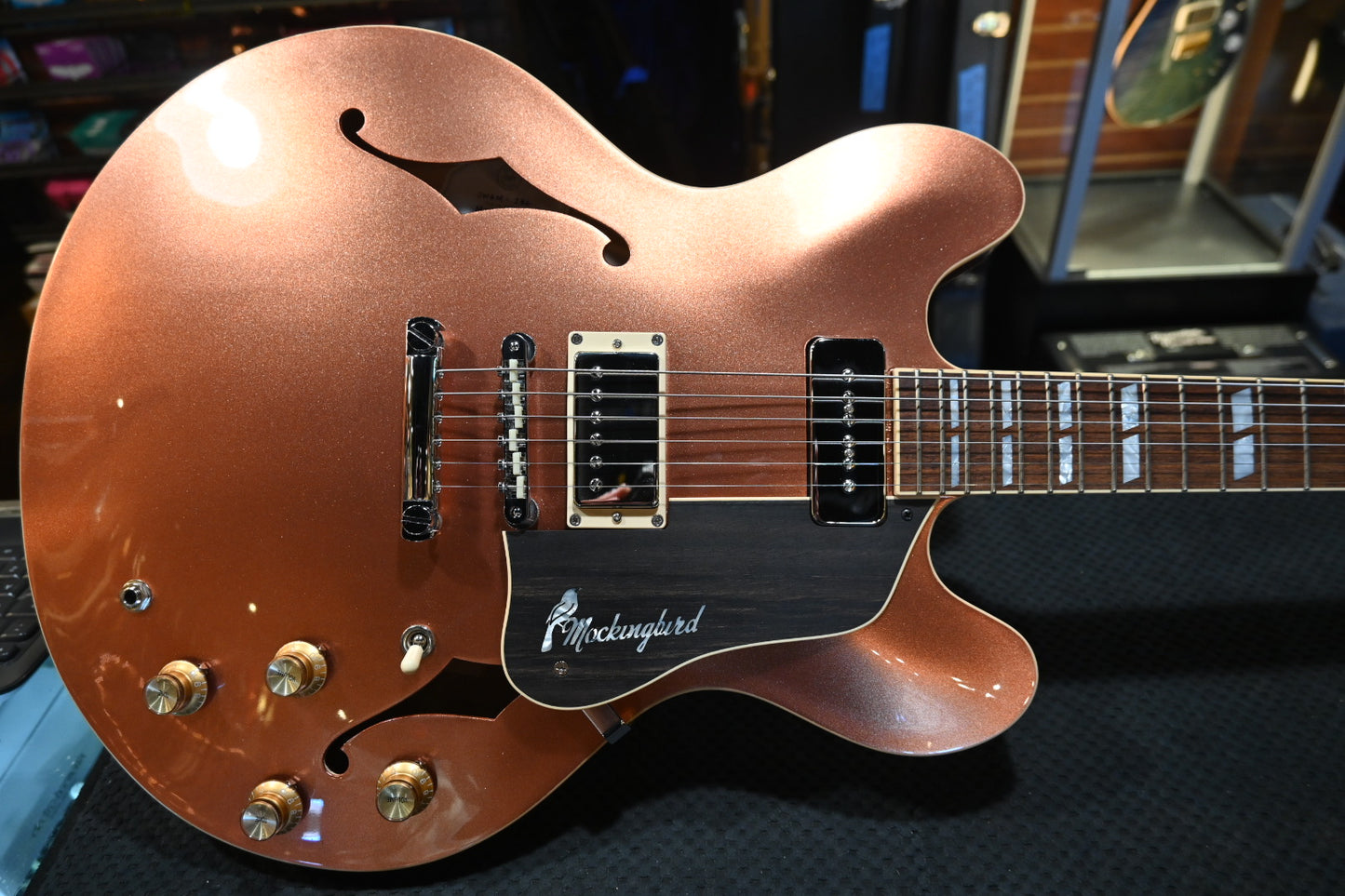 Josh Williams Guitars Mockingbird 2023 - Sparkle Burgundy Guitar #286 - Danville Music