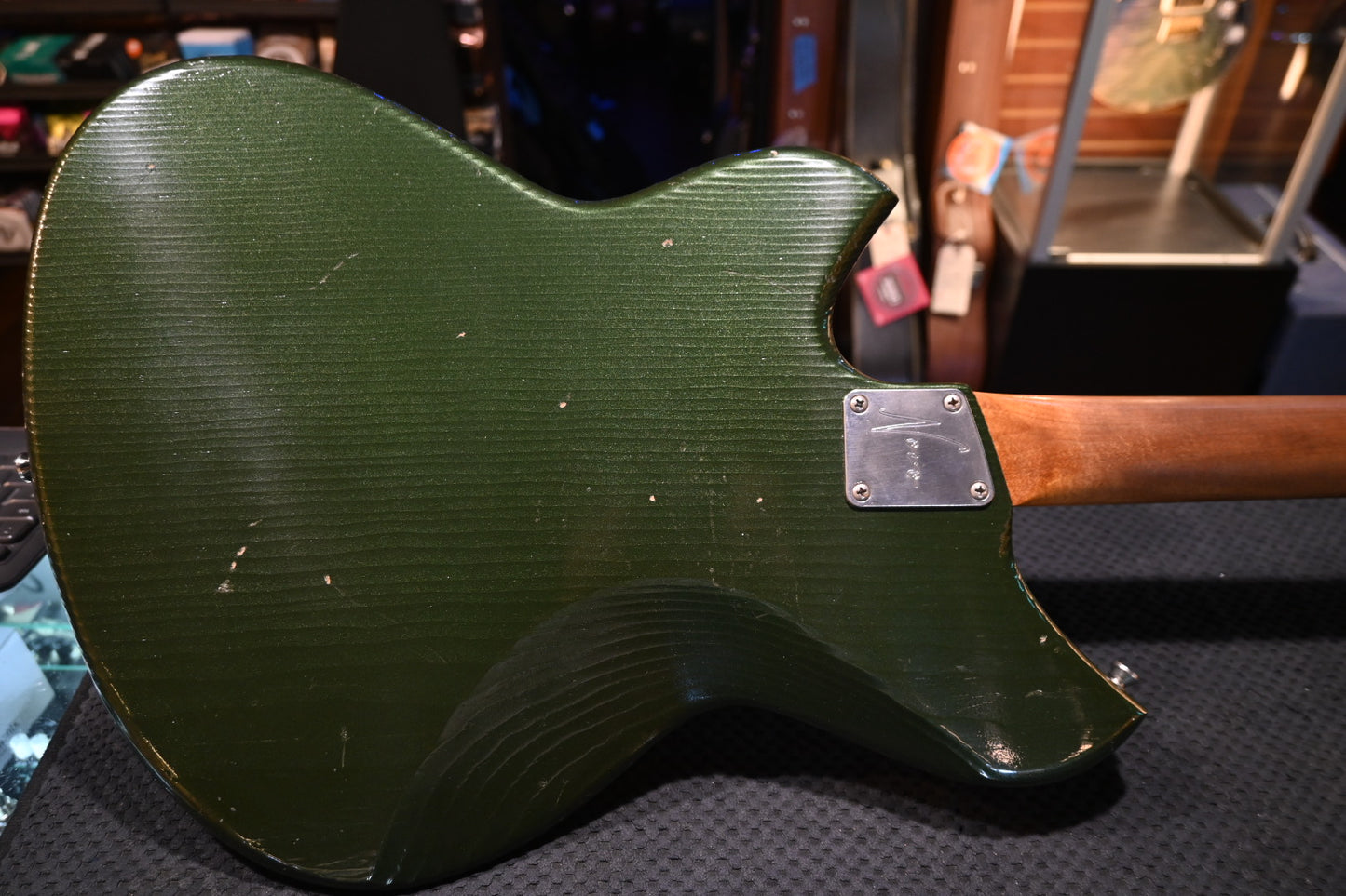 Novo Nucleus Serus J Baritone - Cadillac Green Guitar #5347