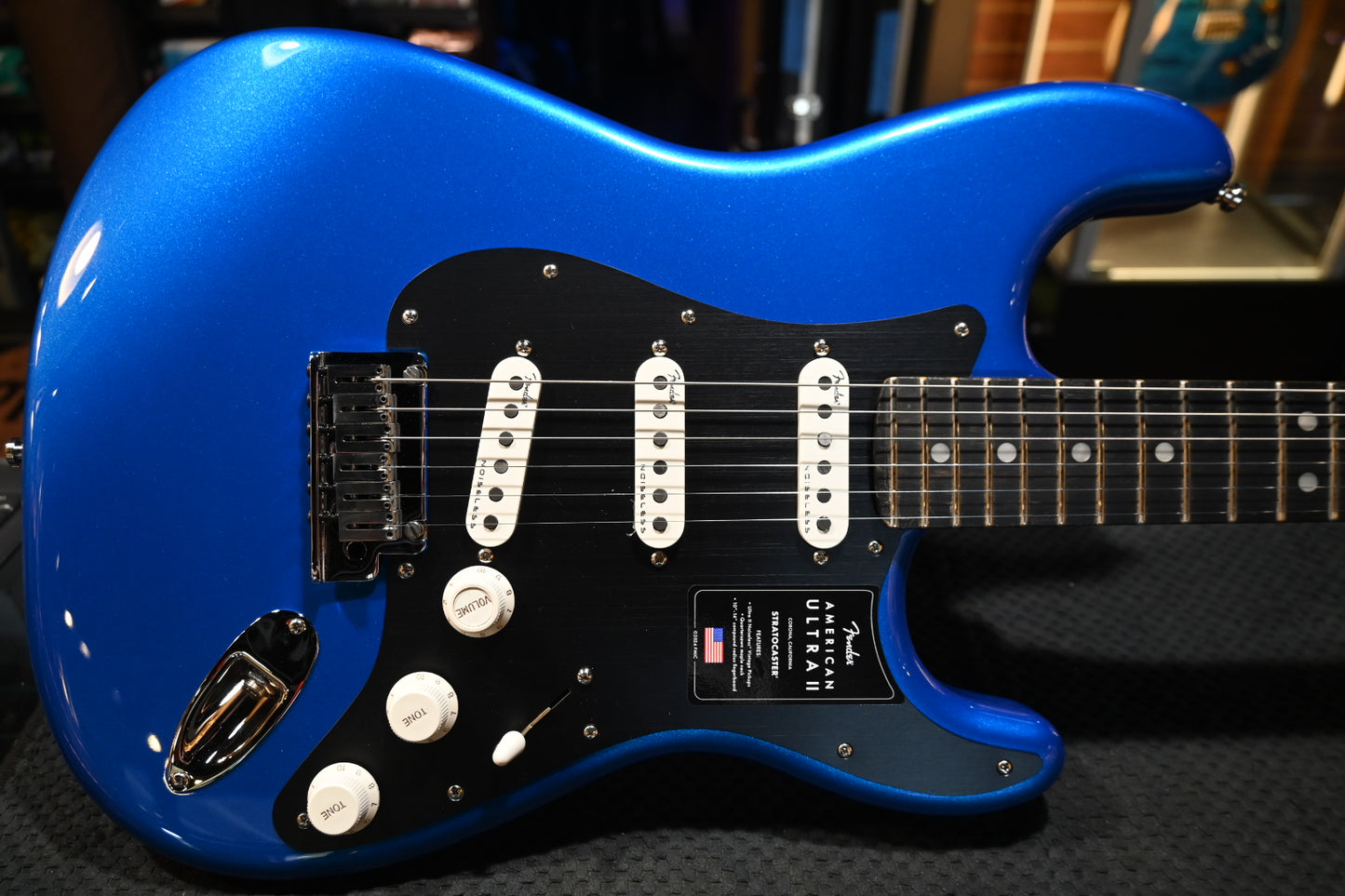 Fender American Ultra II Stratocaster - Noble Blue Guitar #9805 - Danville Music