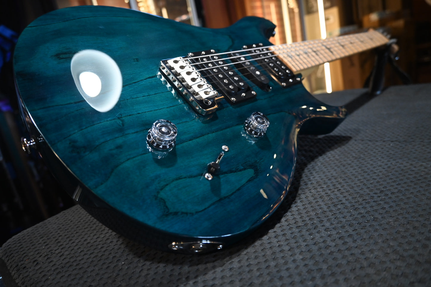 PRS SE Swamp Ash Special - Iri Blue Guitar #7884 - Danville Music