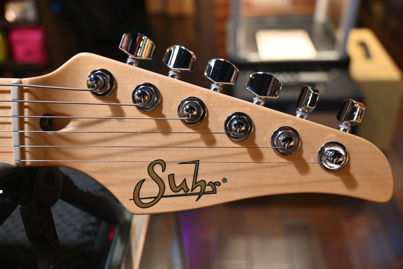 Suhr Classic S Maple SSS - 3 Tone Burst Guitar #6158 - Danville Music