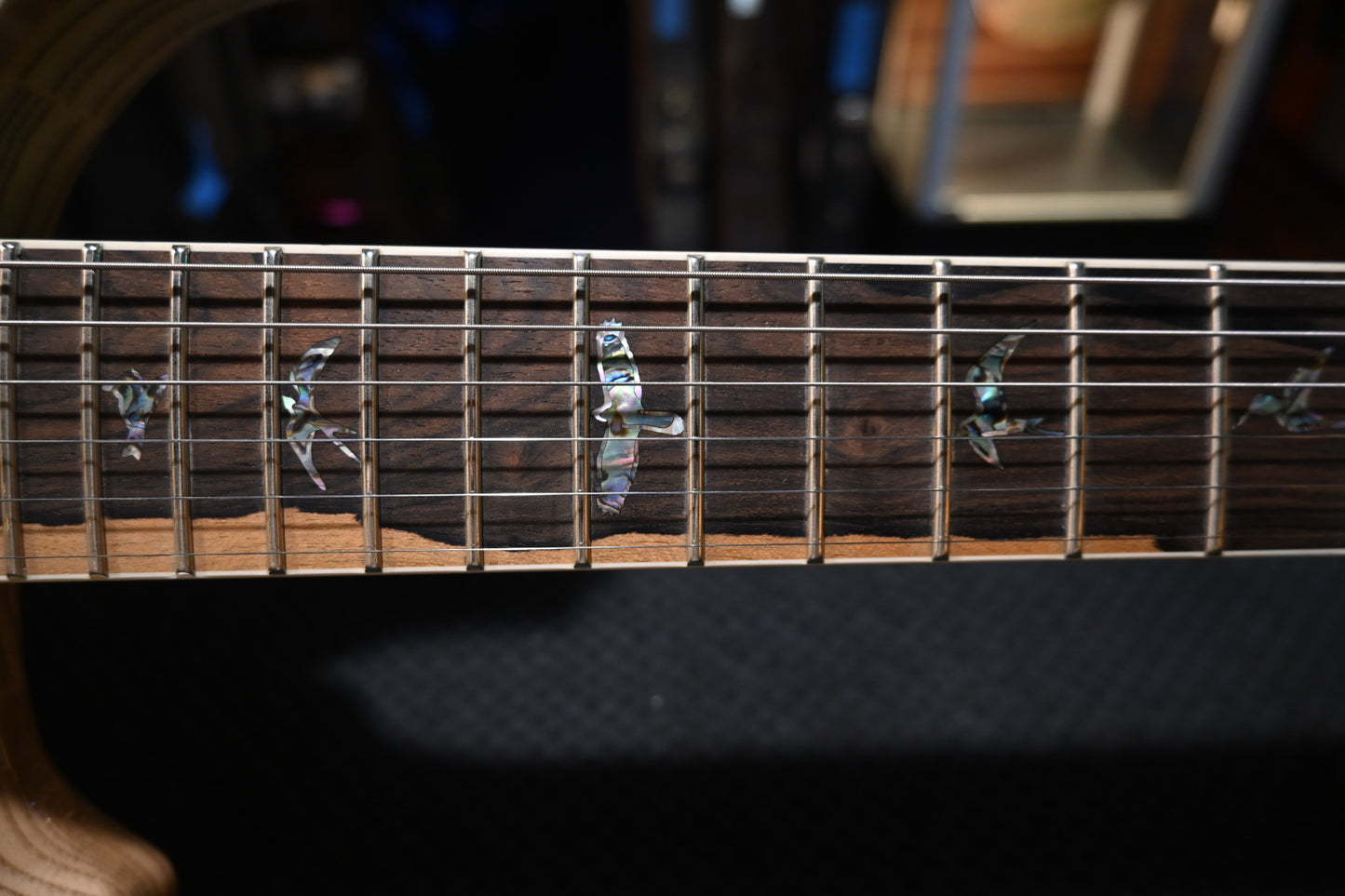 PRS Wood Library McCarty 594 Semi-Hollow Danville Music 35th Anniversary Artist Top - Bahamian Blue Guitar #8199 - Danville Music