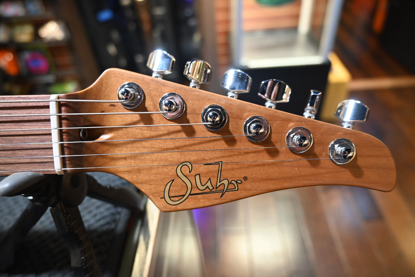 Suhr Standard Plue Pau Ferro - Bahama Blue Guitar #6096 - Danville Music