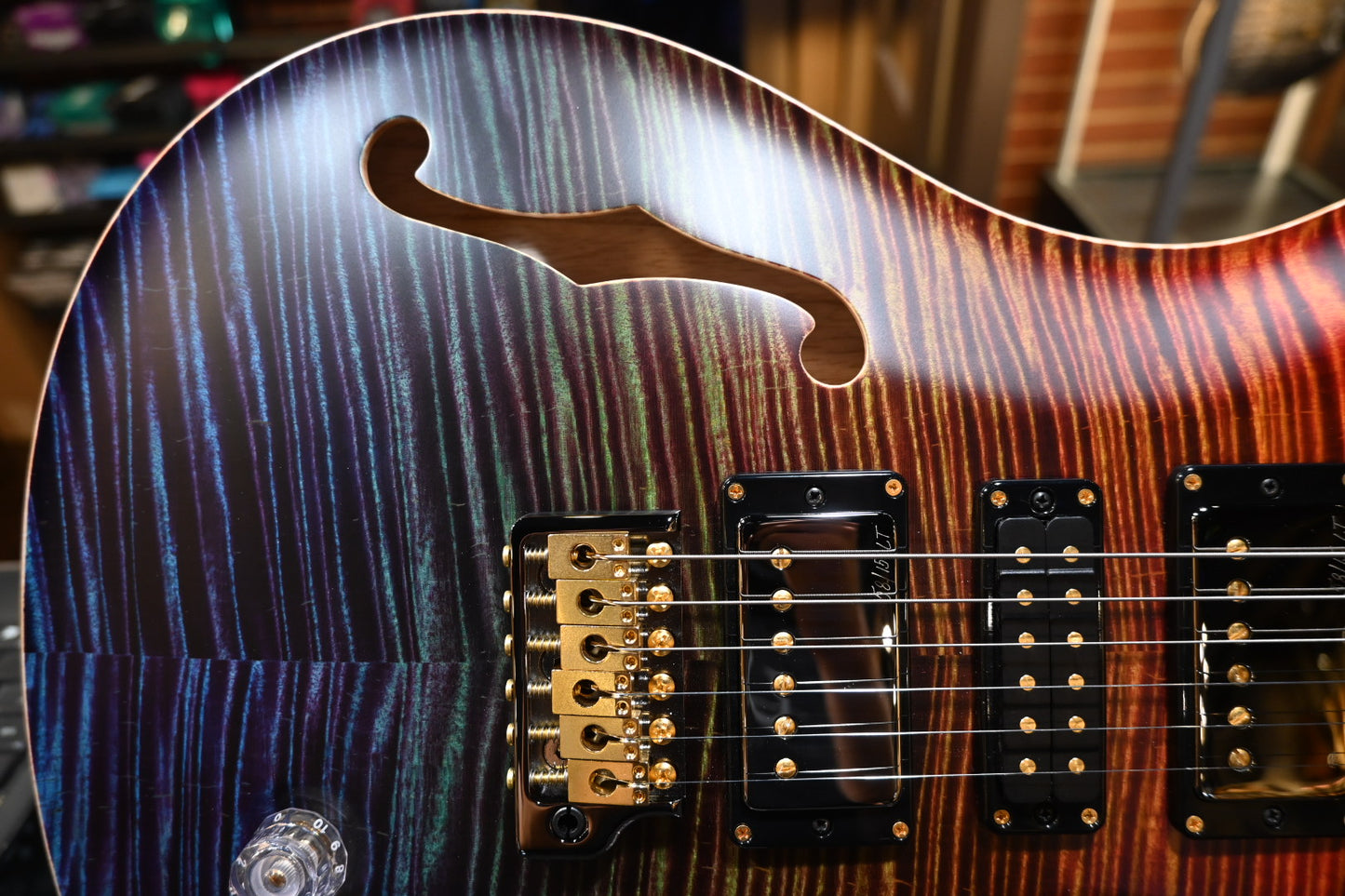 PRS Private Stock Special Semi-Hollow - Zombie Fade Satin Guitar #10776 - Danville Music