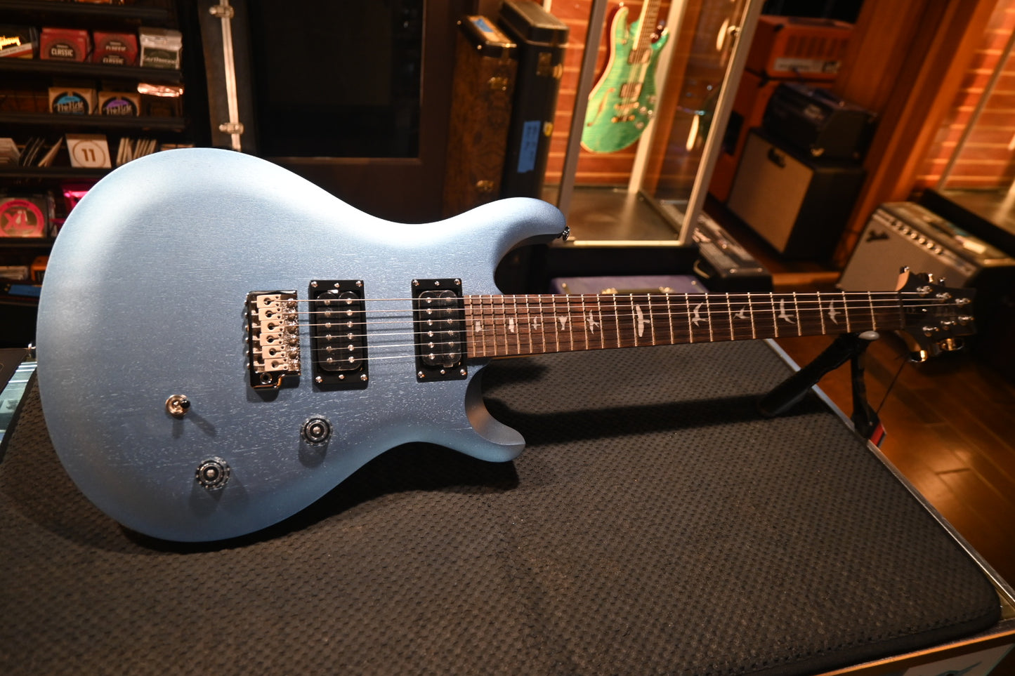 PRS SE CE 24 Standard - Ice Blue Metallic Guitar #5352 - Danville Music