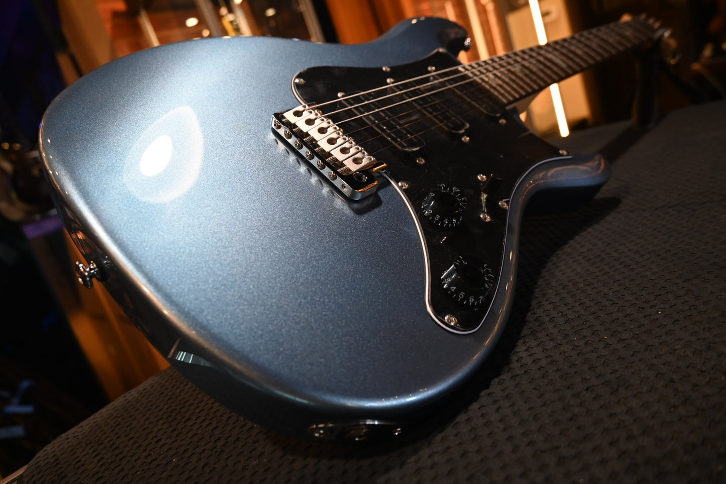 PRS SE NF3 Rosewood - Ice Blue Metallic Guitar #6579 - Danville Music