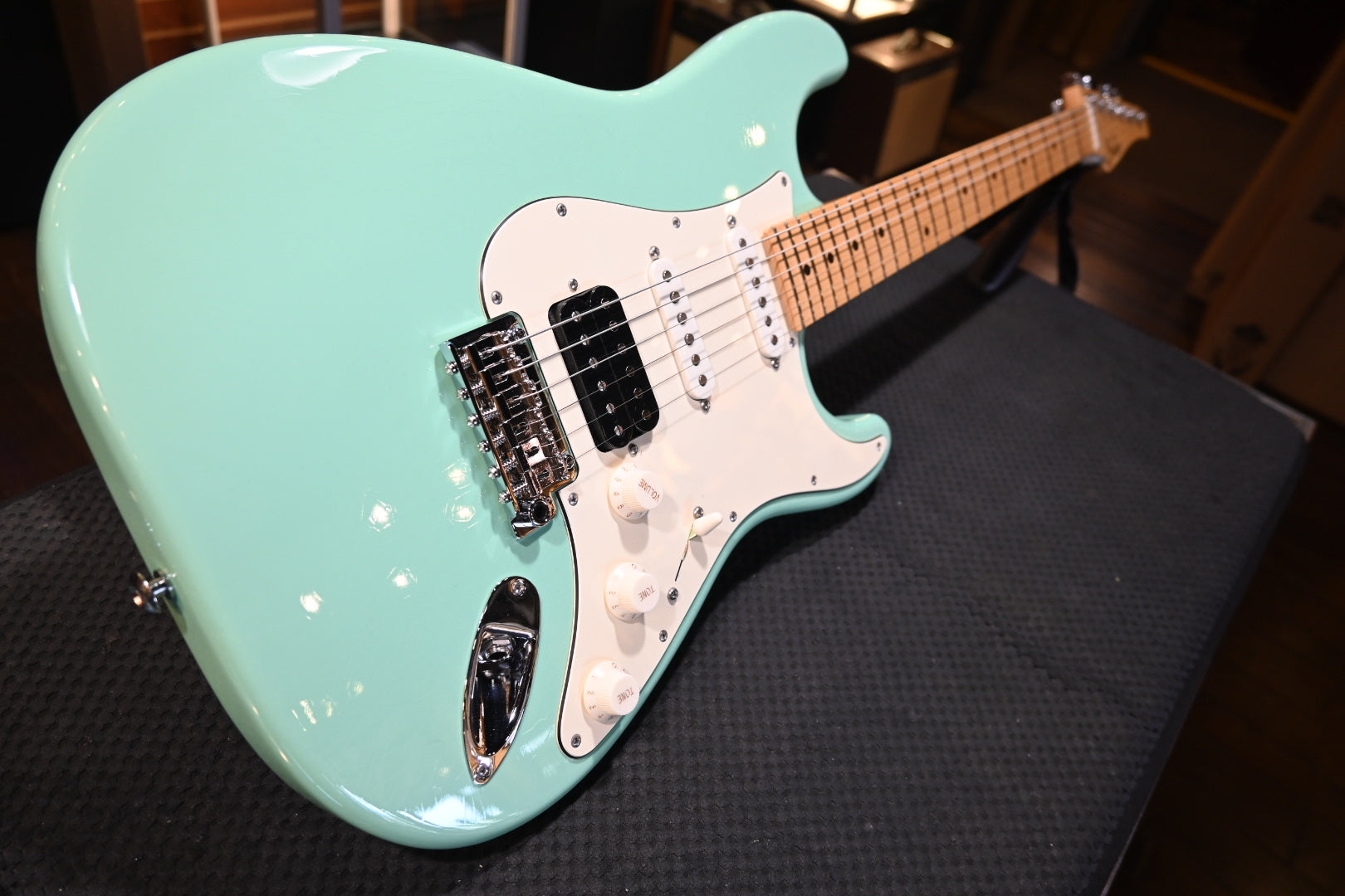 Suhr Classic S Antique HSS - Surf Green Guitar #0484 - Danville Music