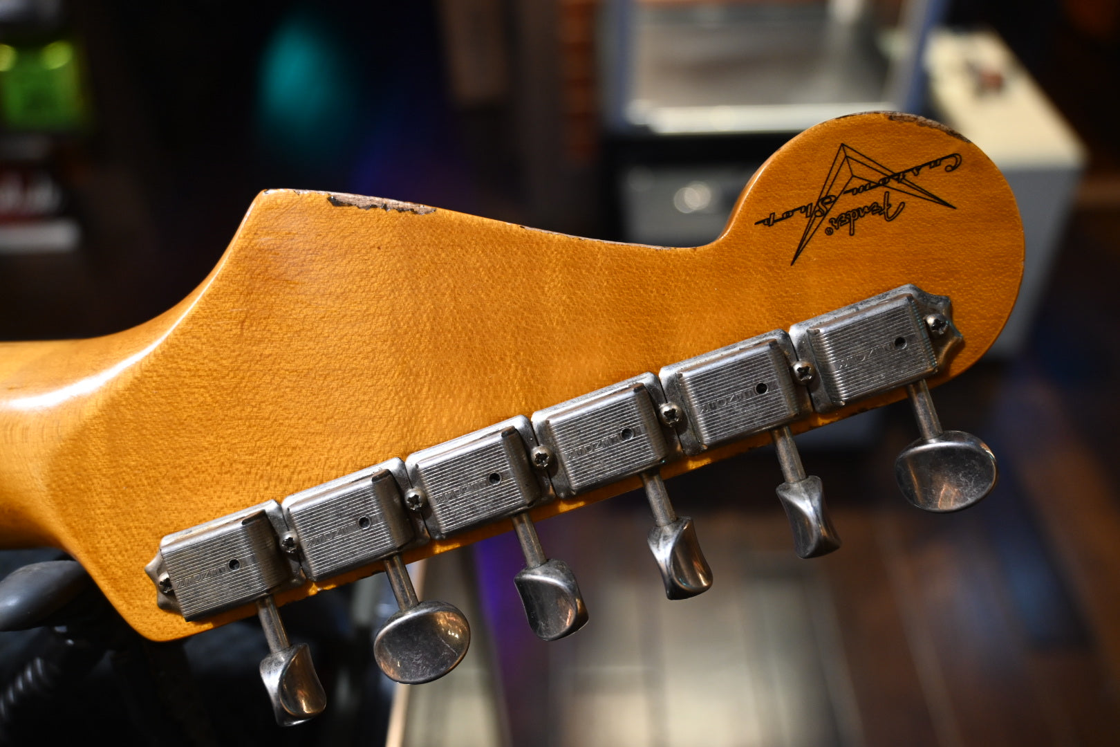 Fender Custom Shop Alley Cat Stratocaster Heavy Relic 2023 - Torino Red Guitar #0917 - Danville Music