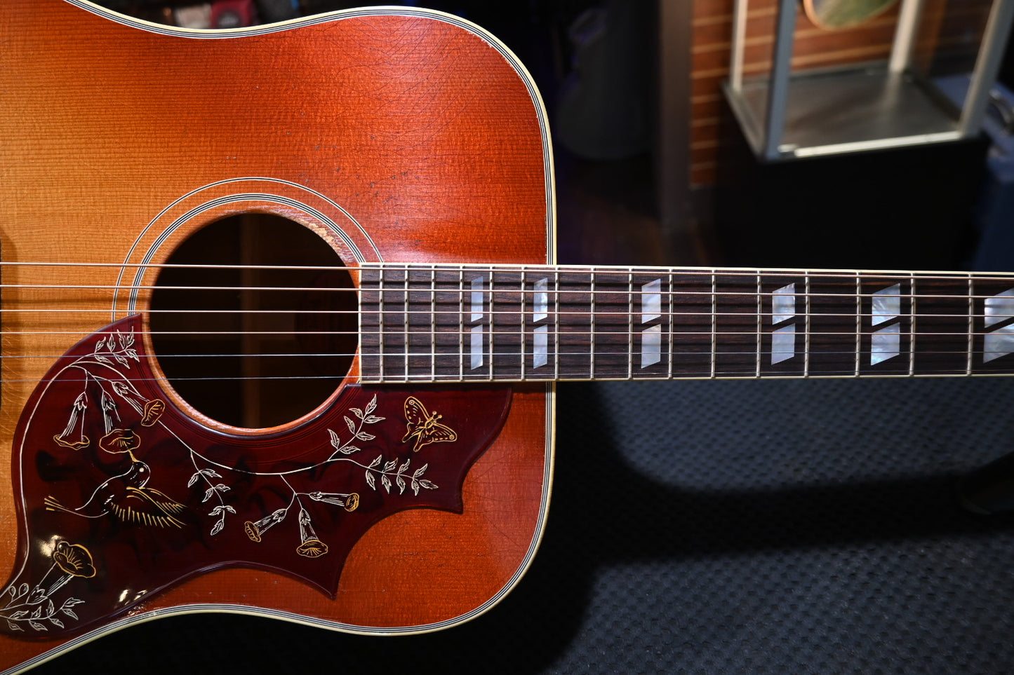 Gibson Custom Shop 1960 Hummingbird Murphy Lab Light Aged 2025 - Heritage Cherry Sunburst Guitar #5010 - Danville Music