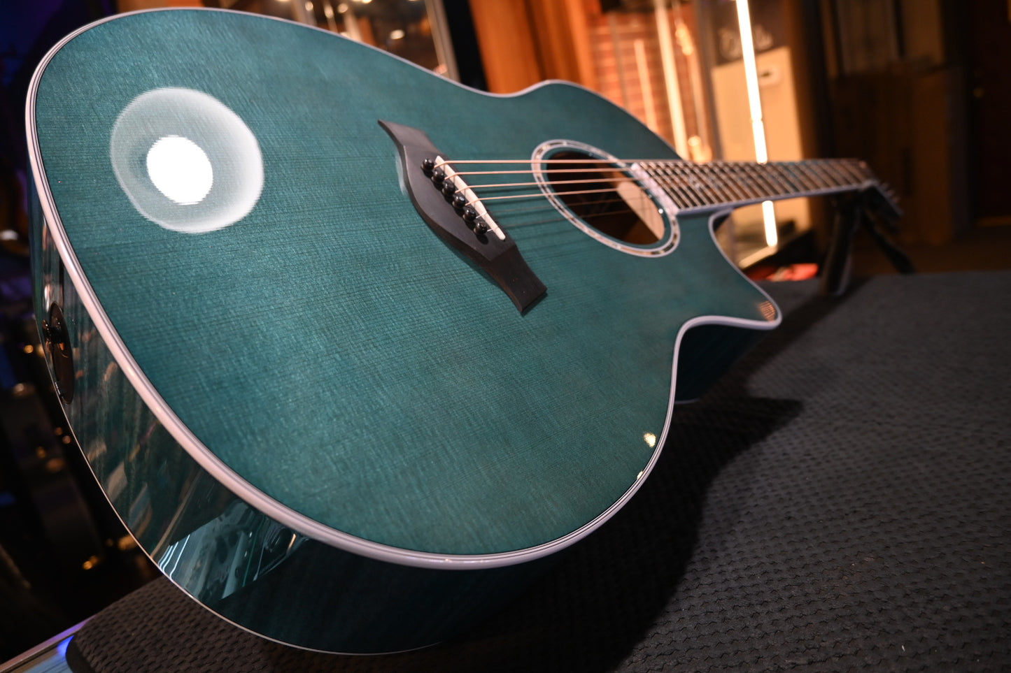 Taylor Custom Select 614ce - Koi Blue Guitar #4107 - Danville Music