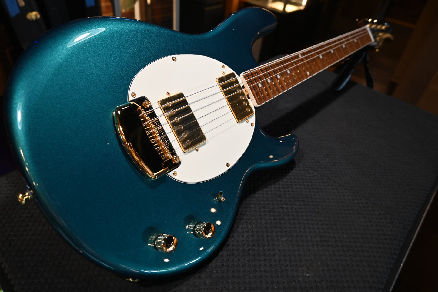 Music Man Stingray Deluxe II Cory Wong - Pine Green Guitar #2288