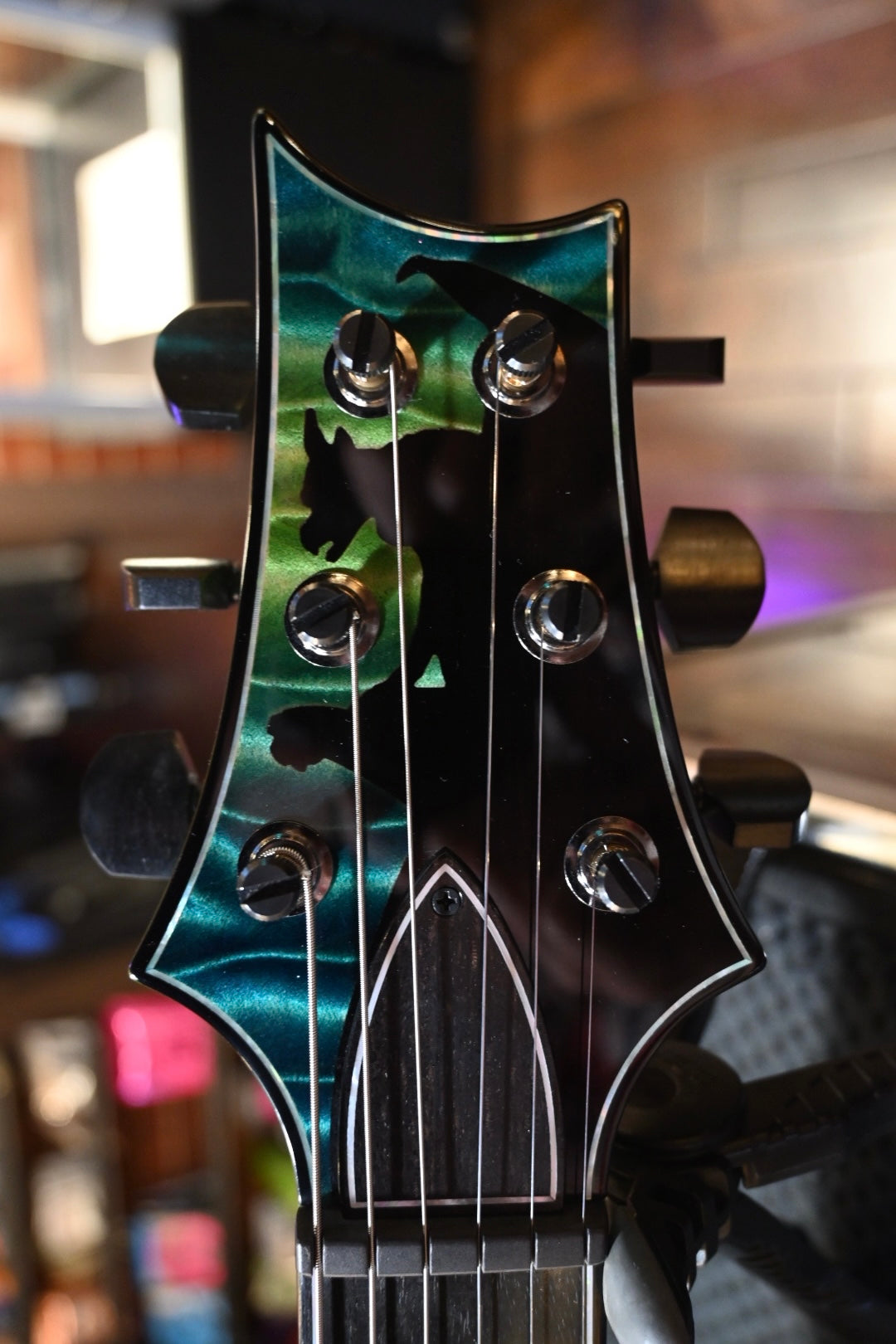 PRS Private Stock Special Semi-Hollow Gothic - Laguna Glow Guitar #10568 - Danville Music