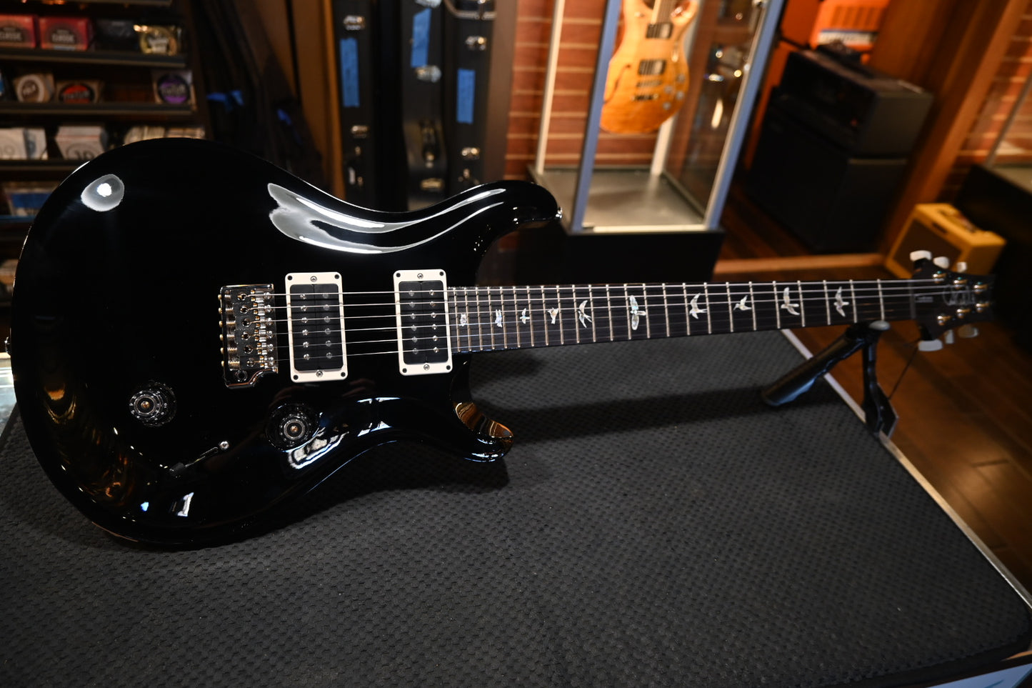 PRS Custom 24 - Black Guitar #8241 - Danville Music