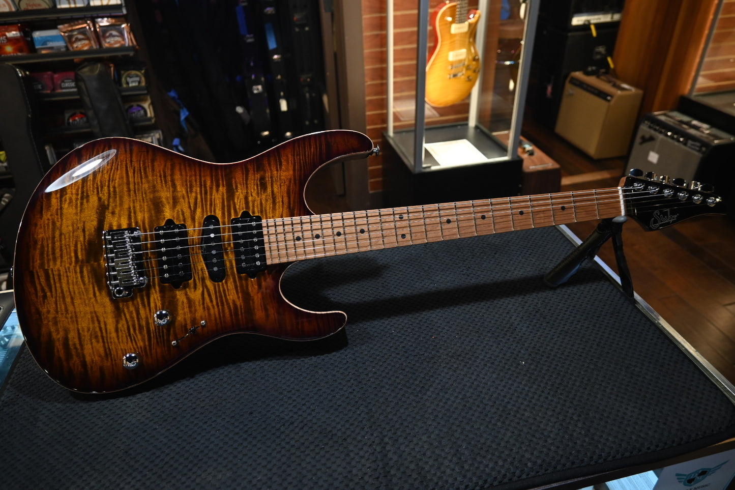 Suhr Modern Plus Roasted Maple - Bengal Burst Guitar #2242 - Danville Music