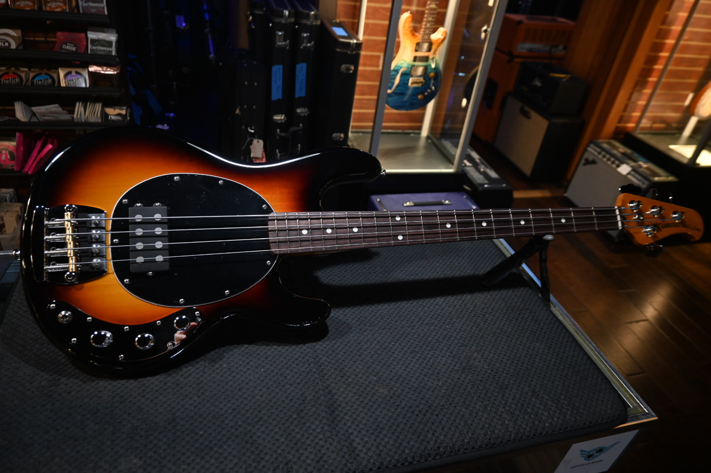 Music Man Pino Palladino Fretted - 79 Burst Bass #0794 - Danville Music