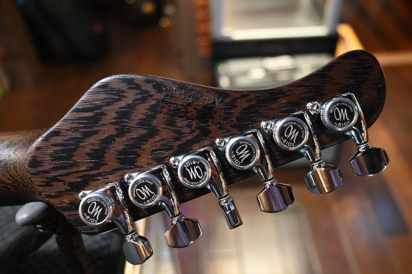 Mayones Aquila Elite S 6 - Lagoon Burst Guitar #4396 - Danville Music