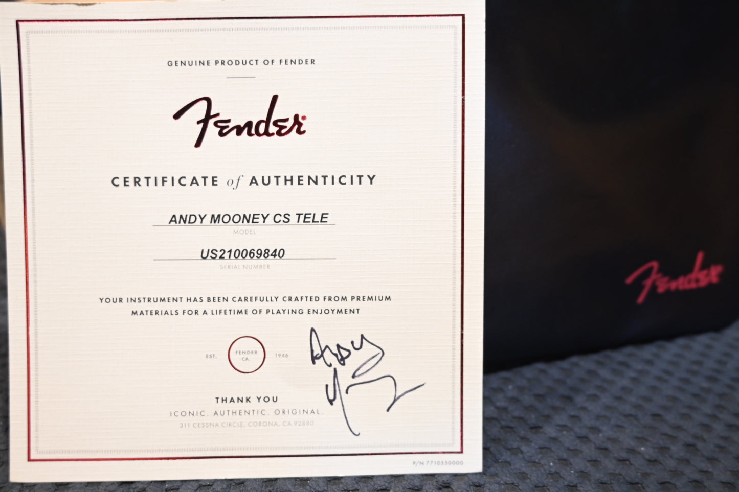 Fender Stamp Collection Telecaster - Madagascar Guitar #9840