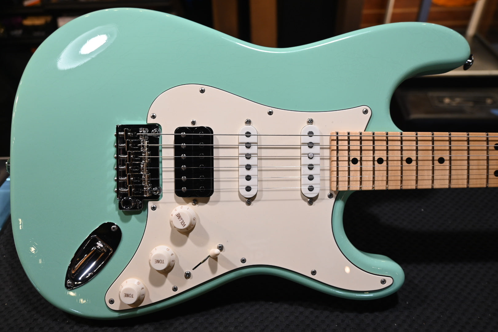 Suhr Classic S Antique HSS - Surf Green Guitar #0484 - Danville Music