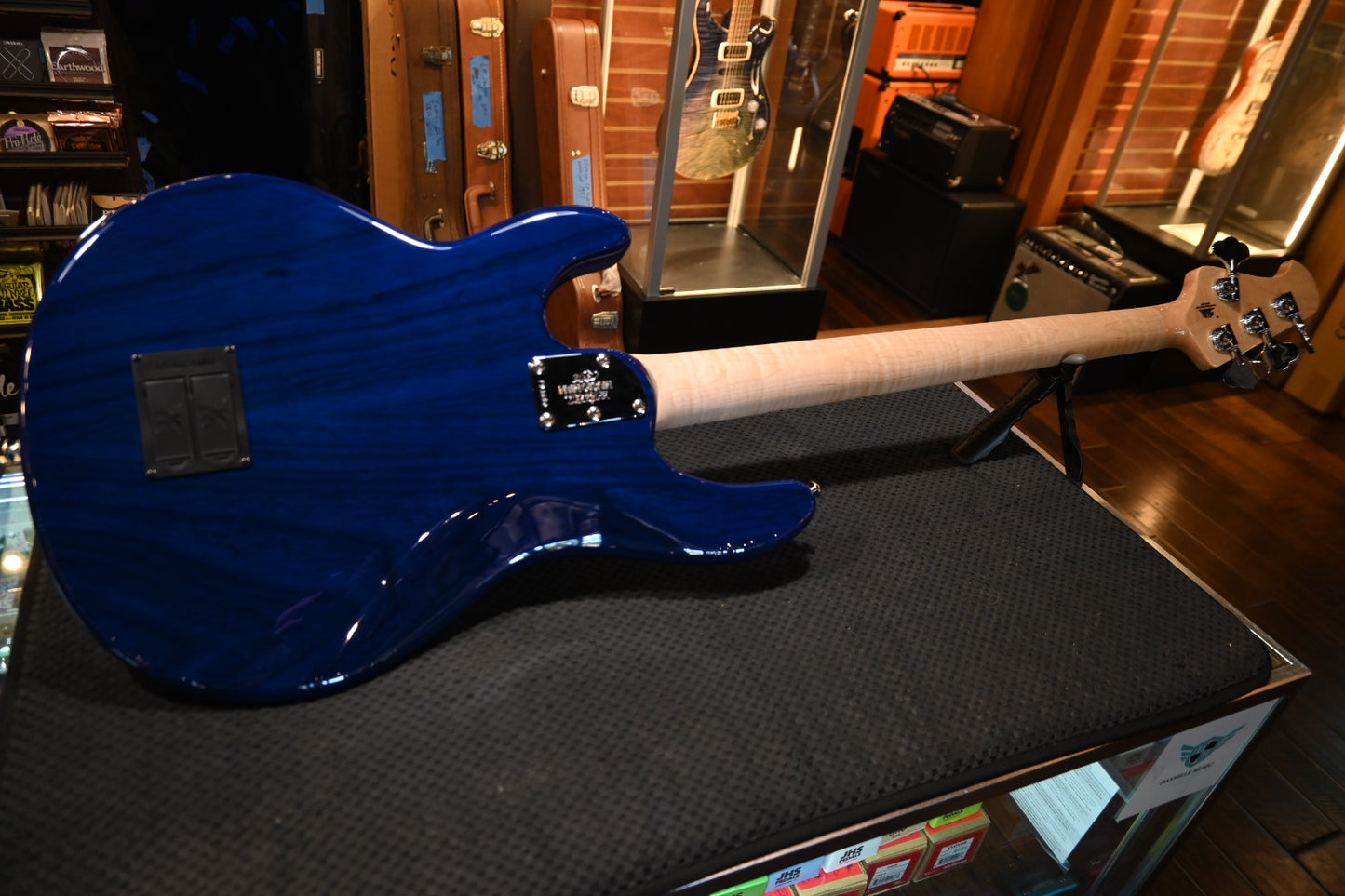 Music Man BFR StingRay Special H - Paua Blue Burst Guitar #3680 - Danville Music