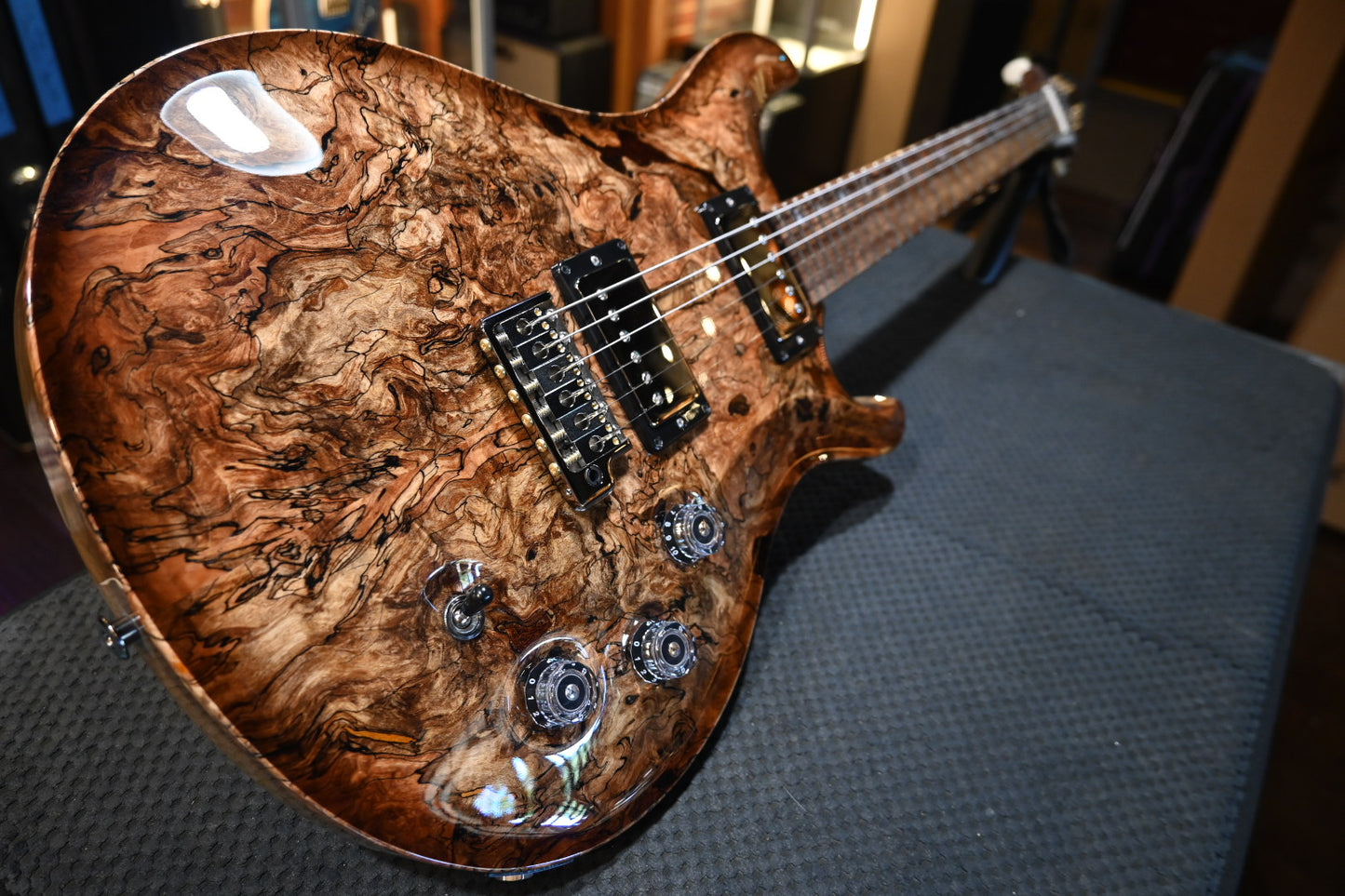 PRS Private Stock DGT Spalted Maple - Natural Guitar #11680