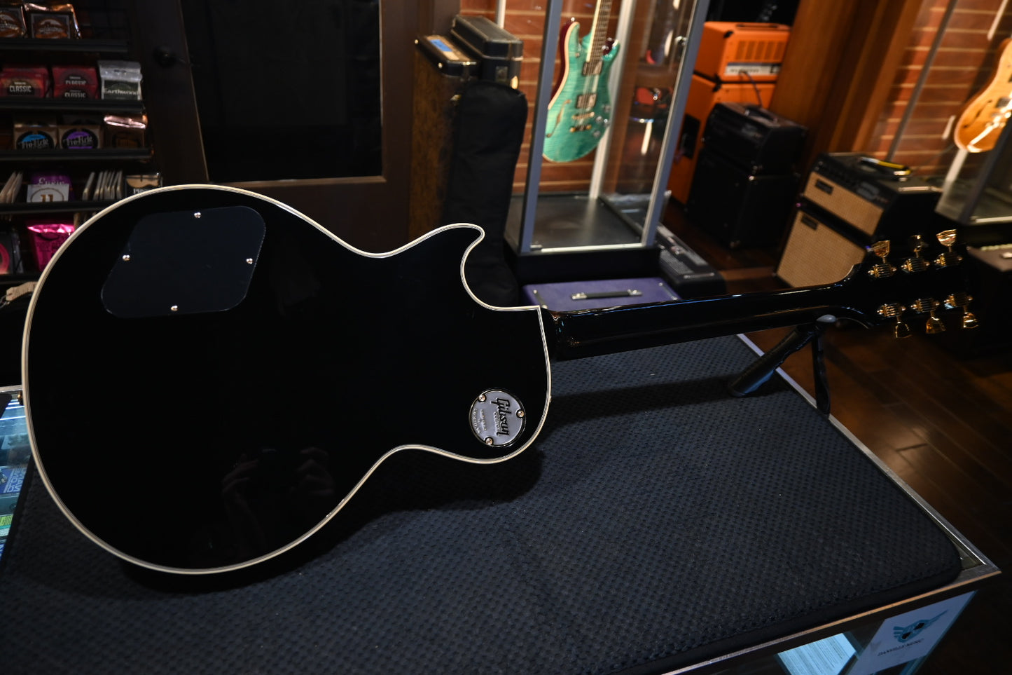 Gibson Custom Shop 1968 Les Paul Custom Reissue Gloss - Ebony Guitar #9218